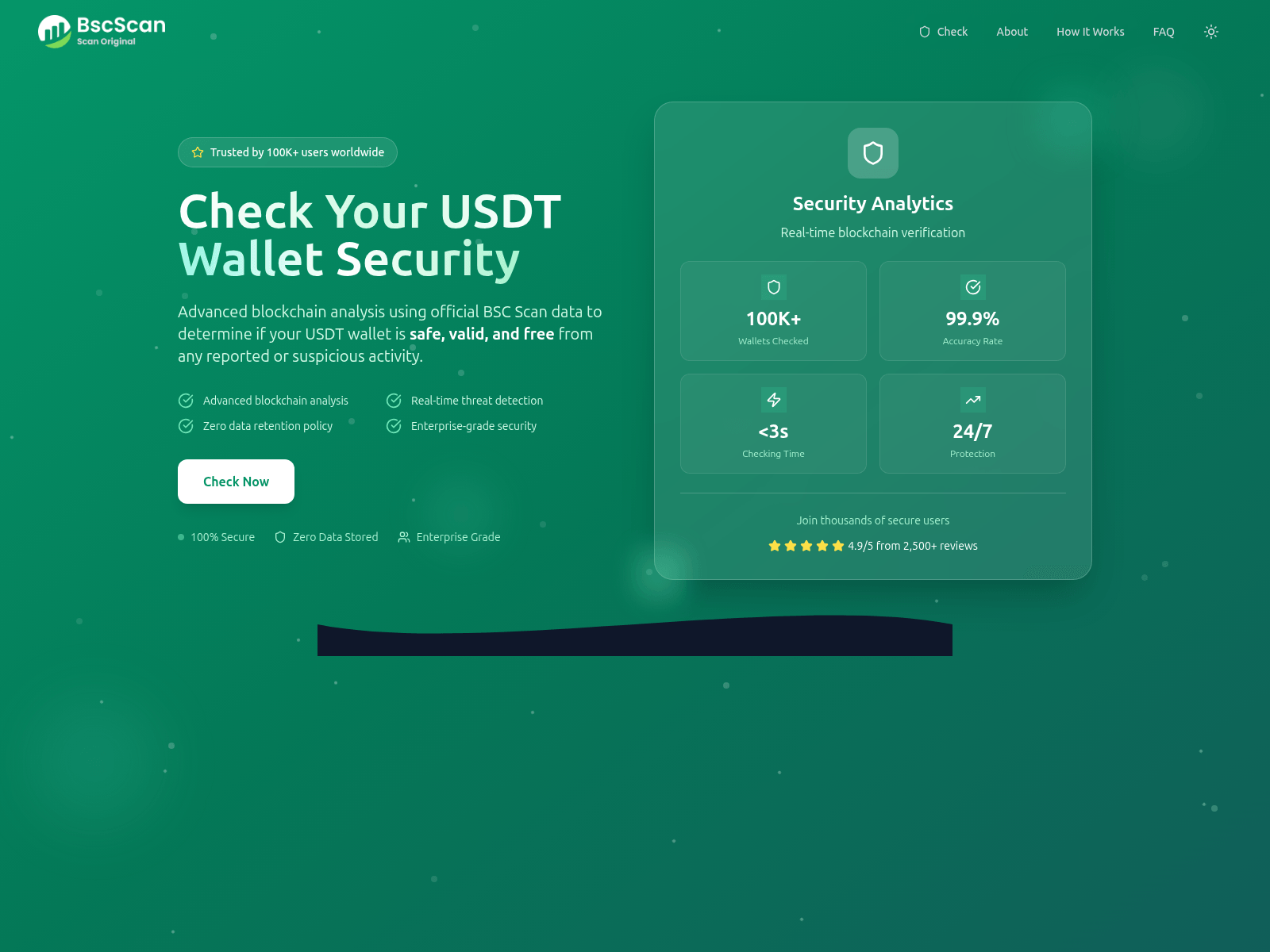 Screenshot of usdtchecker.co.in