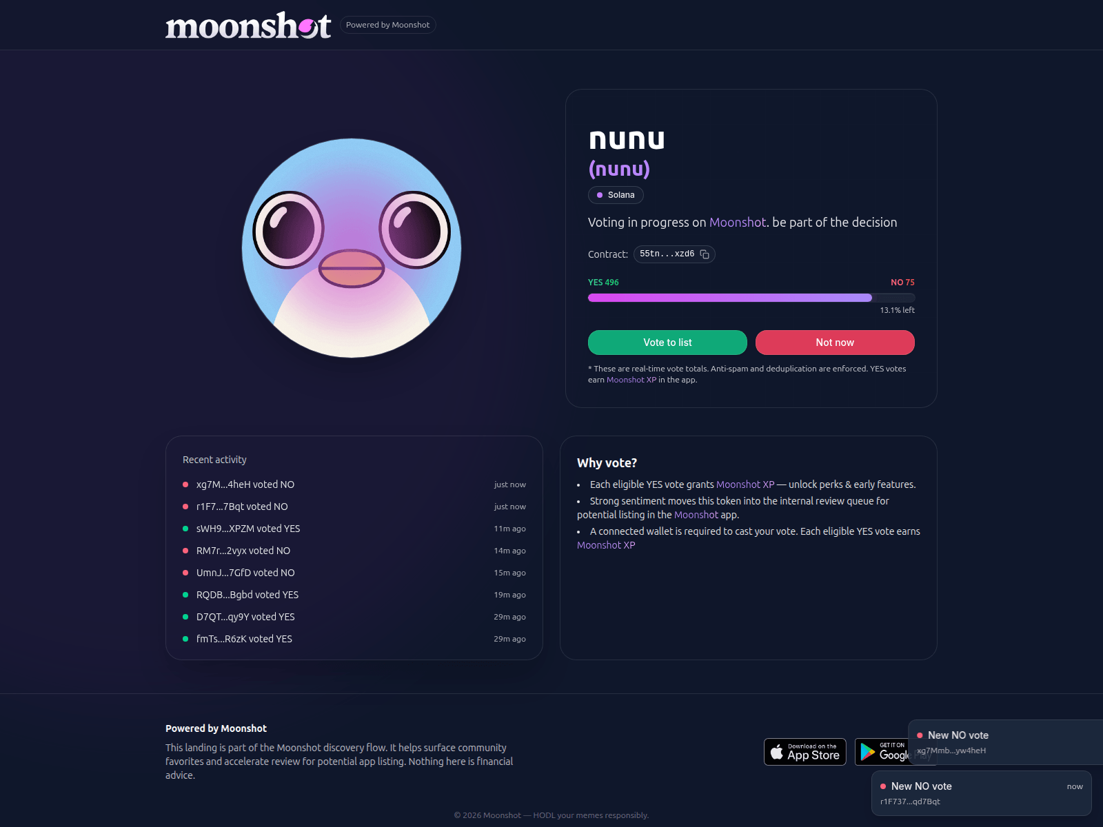 Screenshot of moonshot-voters.live
