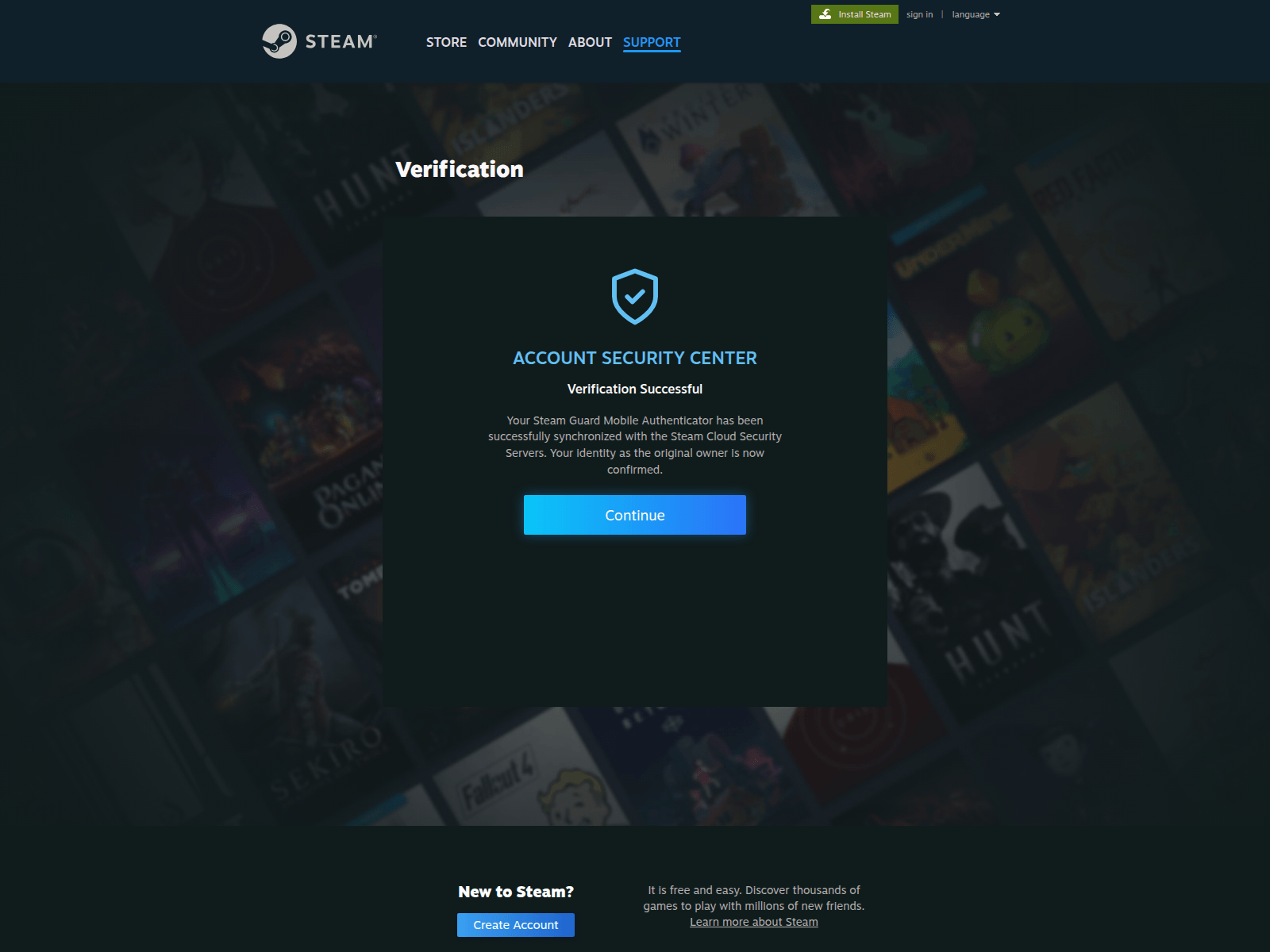Screenshot of stemguard-verify.world