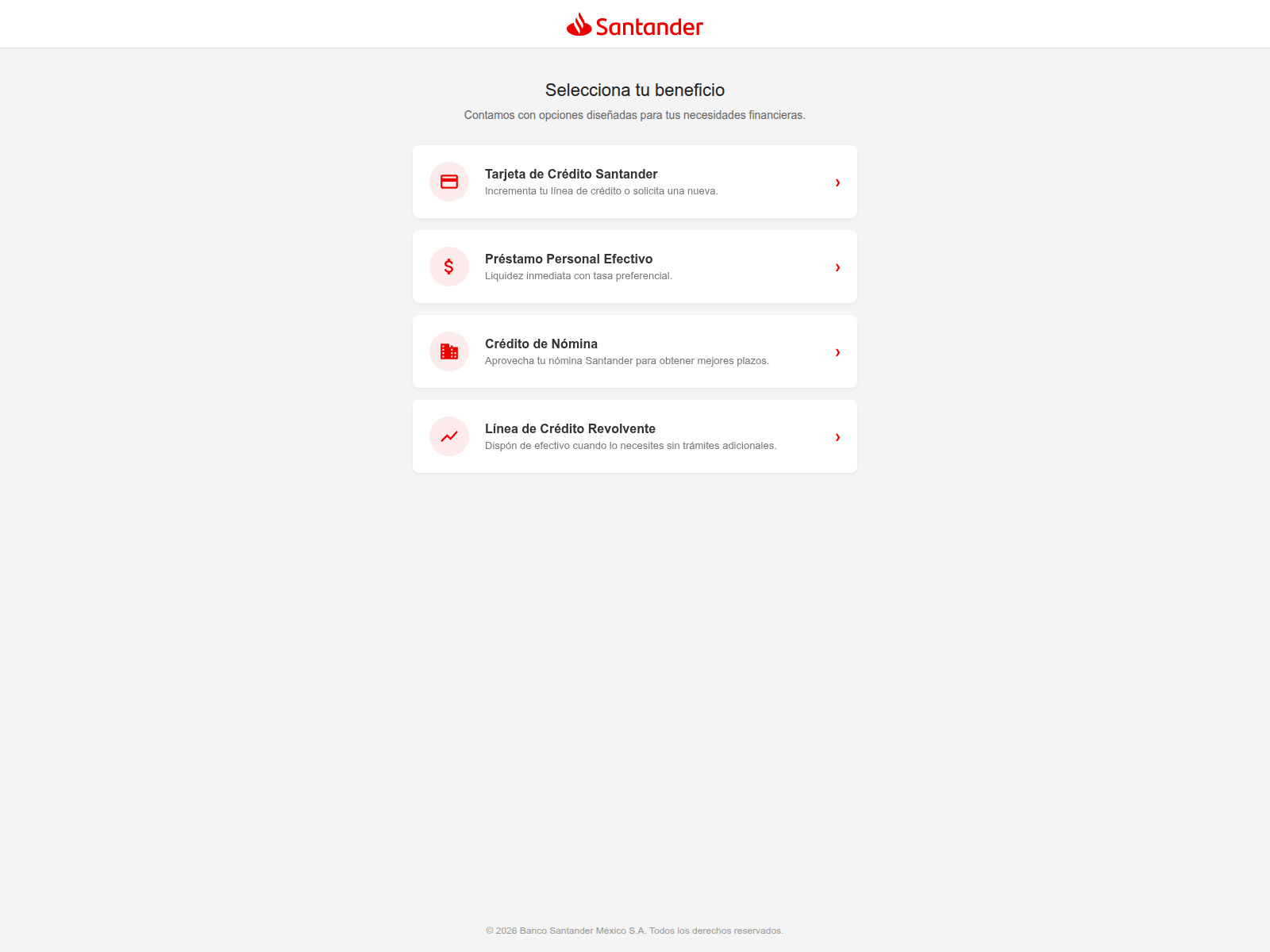 Screenshot of santanderaumenta.pages.dev