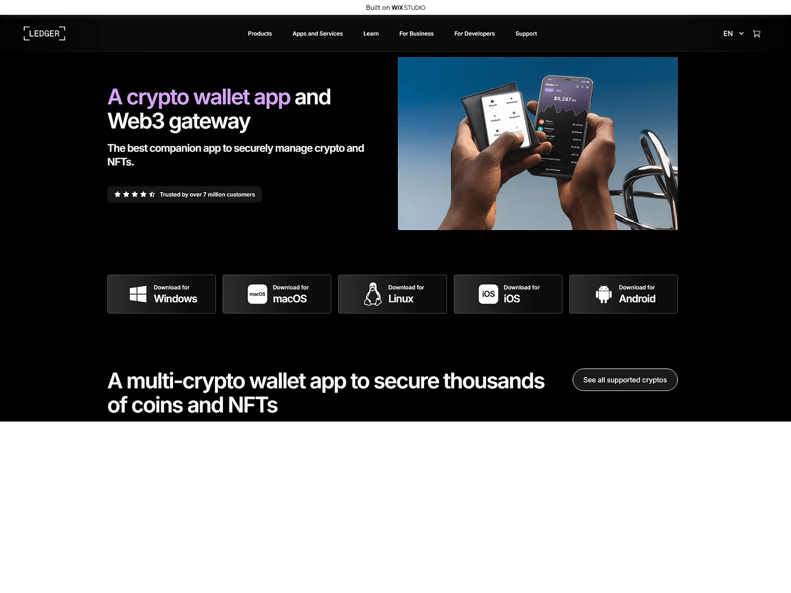 Screenshot of value-livedesktop.wixstudio.com