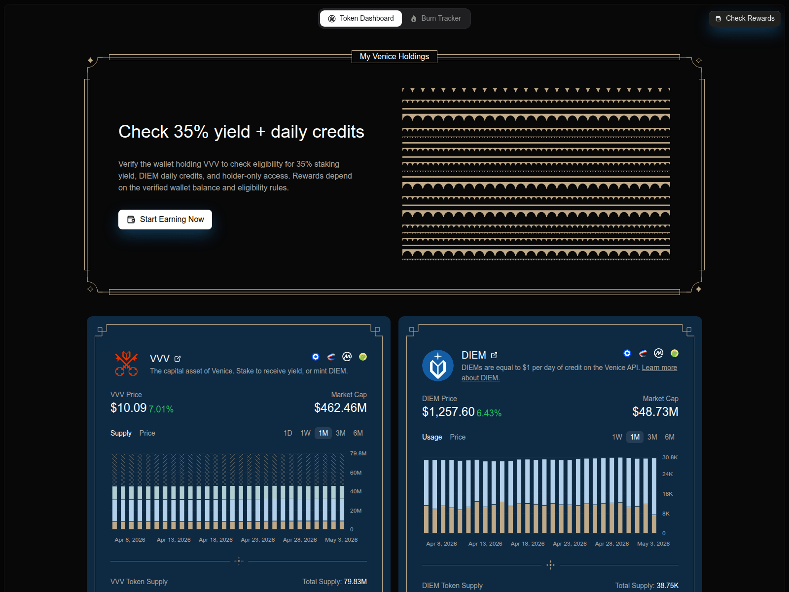 Screenshot of venica.xyz
