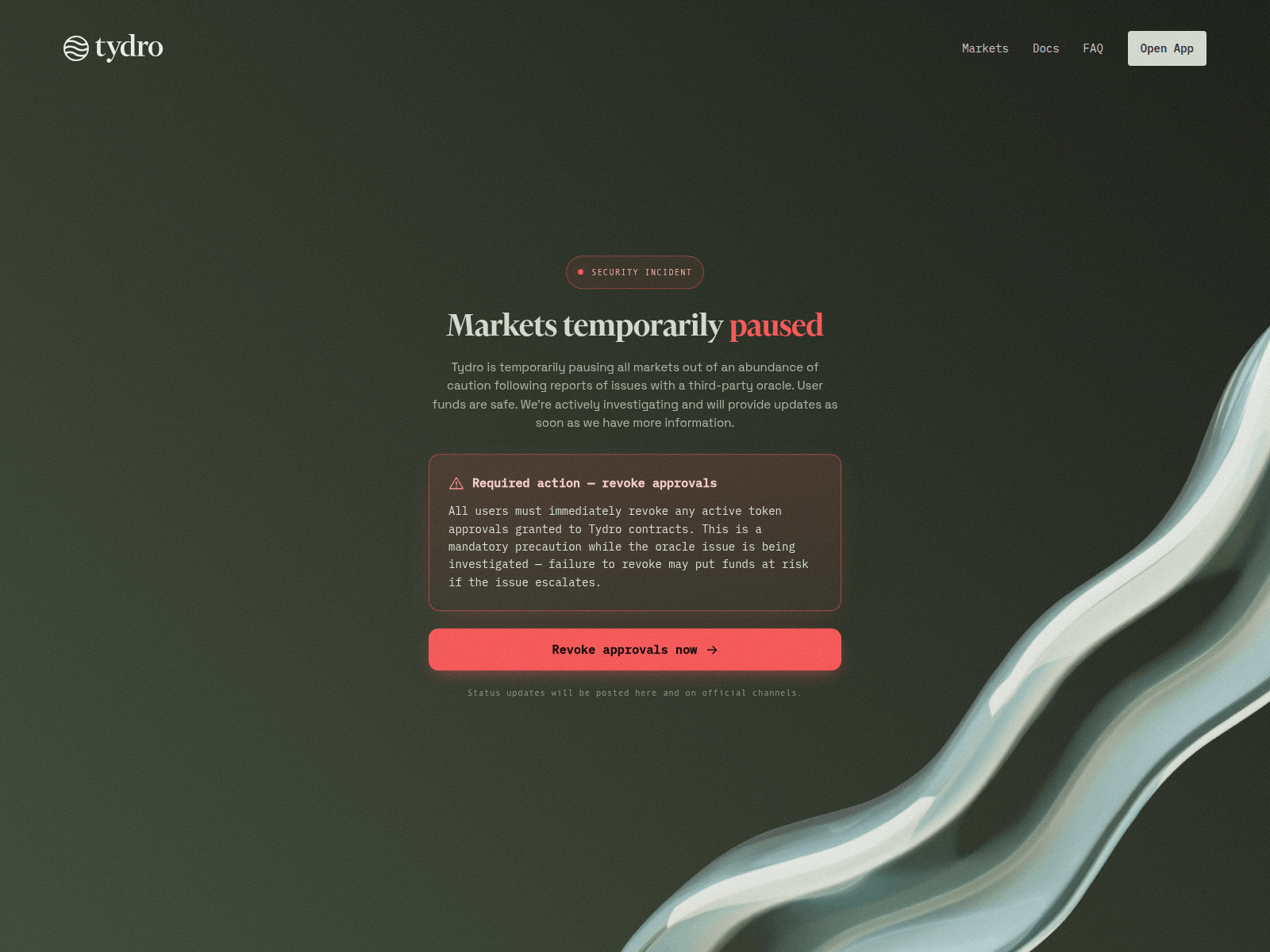 Screenshot of revoke-tydro.info