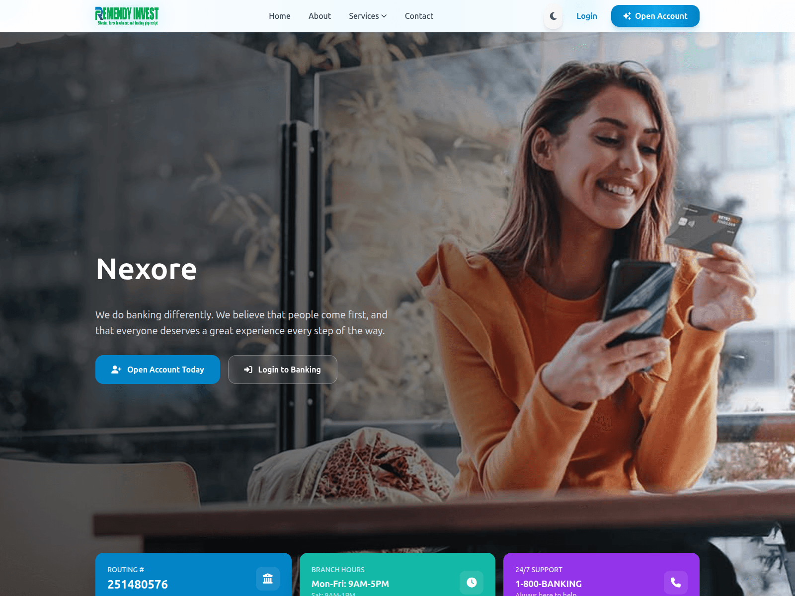 Screenshot of nexore.online