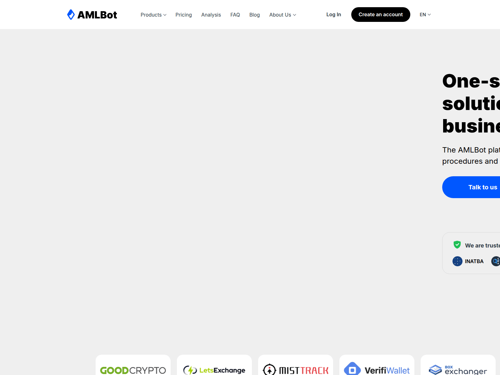 Screenshot of www-aml.com