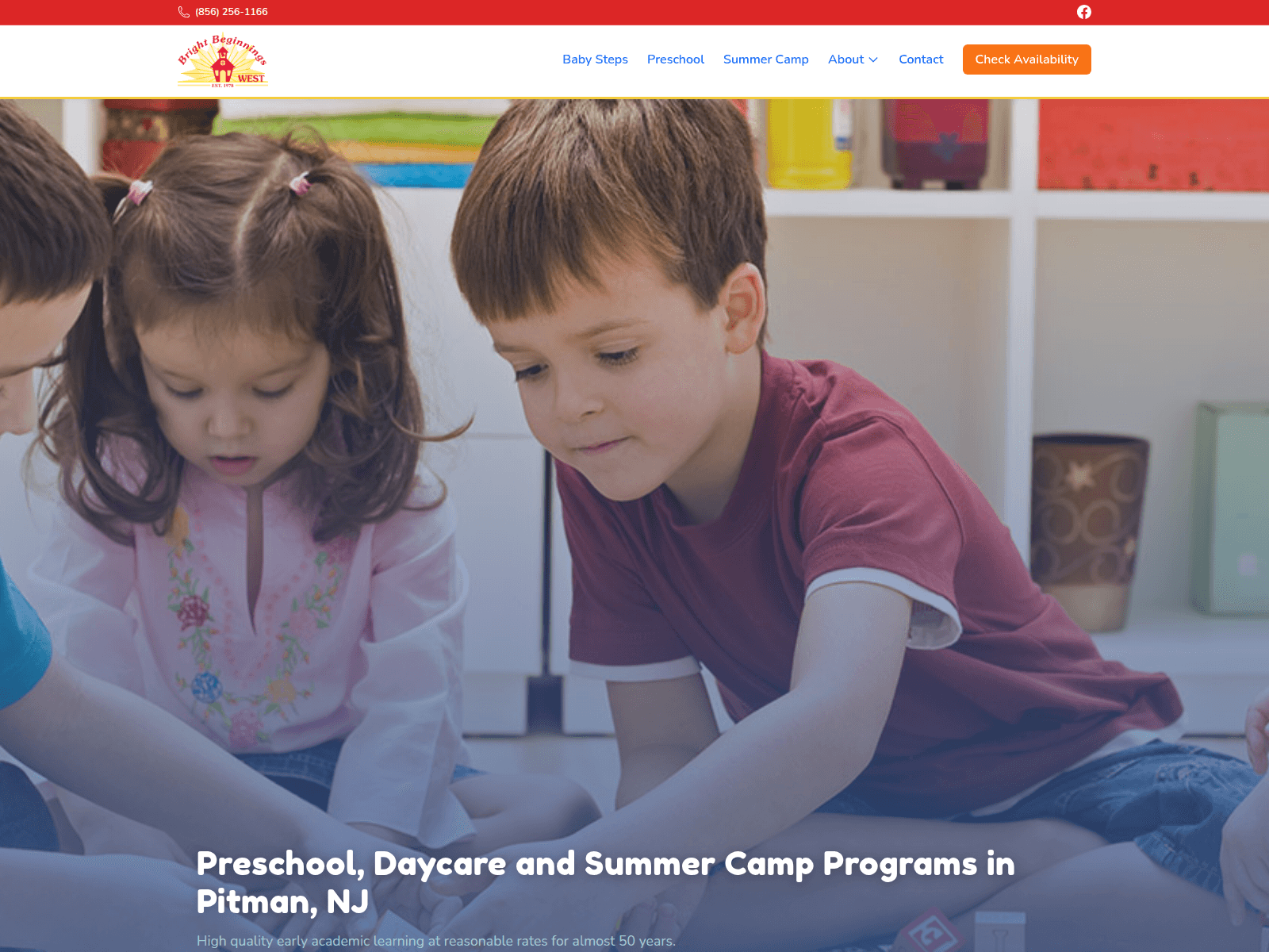 Screenshot of brightbeginningswest.com