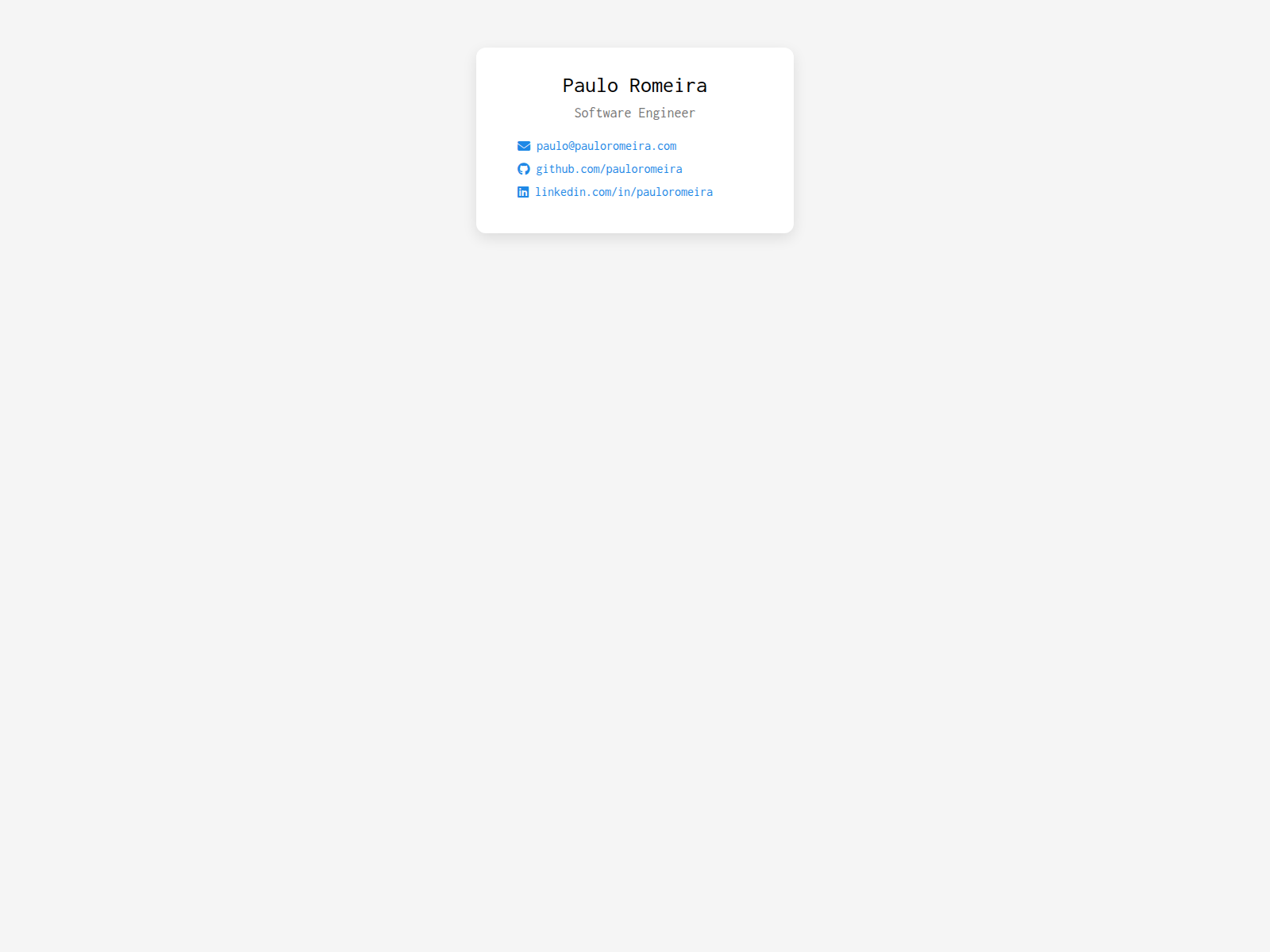Screenshot of pauloromeira.com