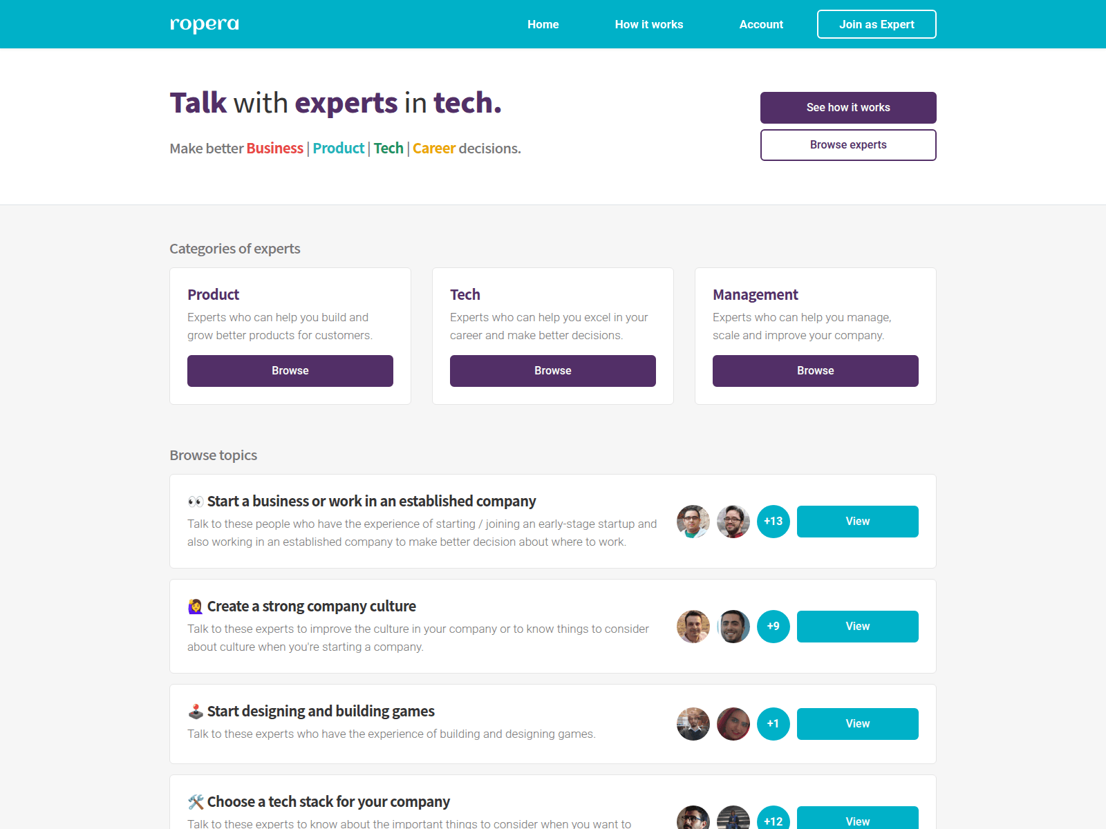 Screenshot of ropera.net