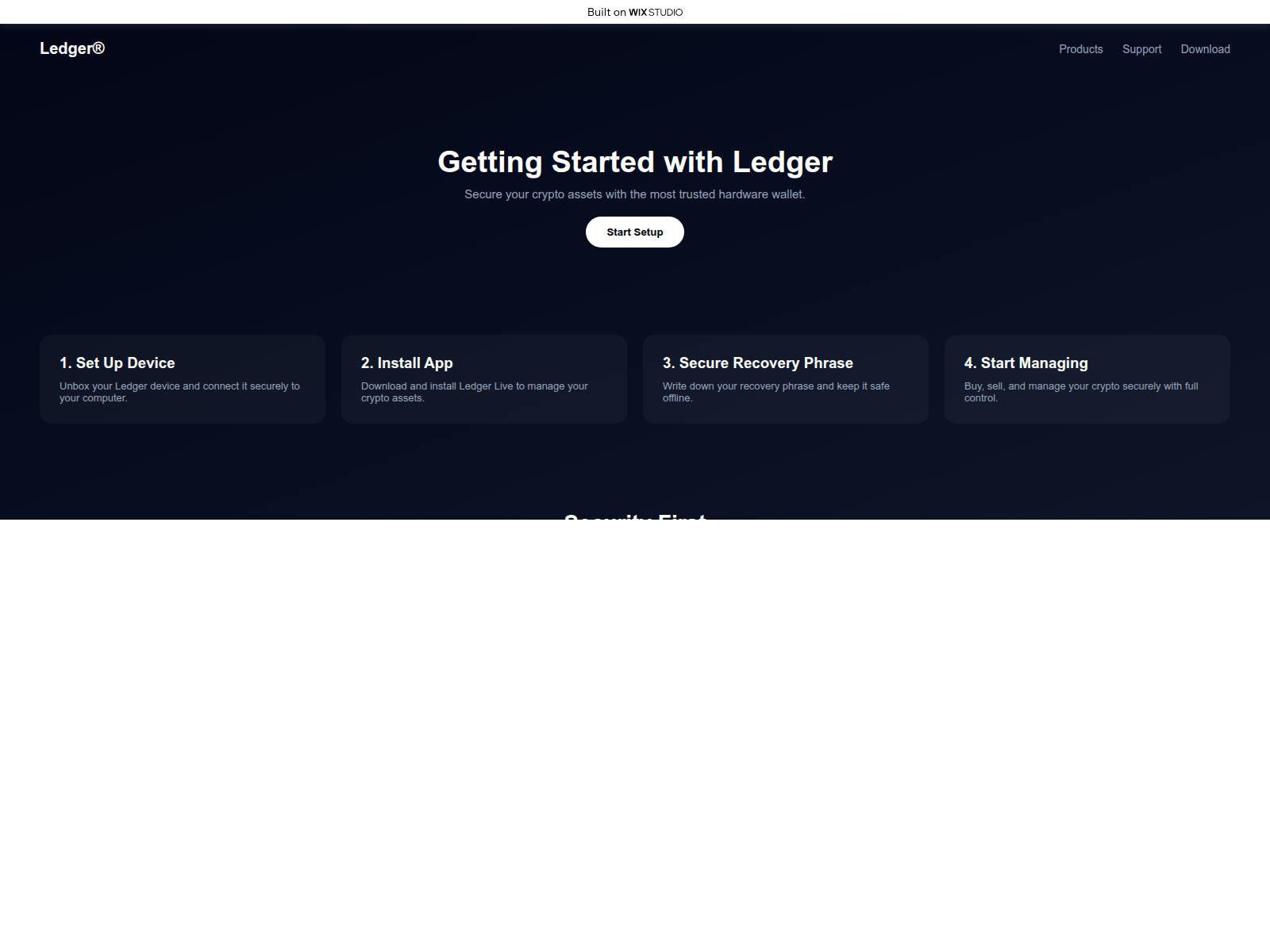 Screenshot of homes-appstart.wixstudio.com