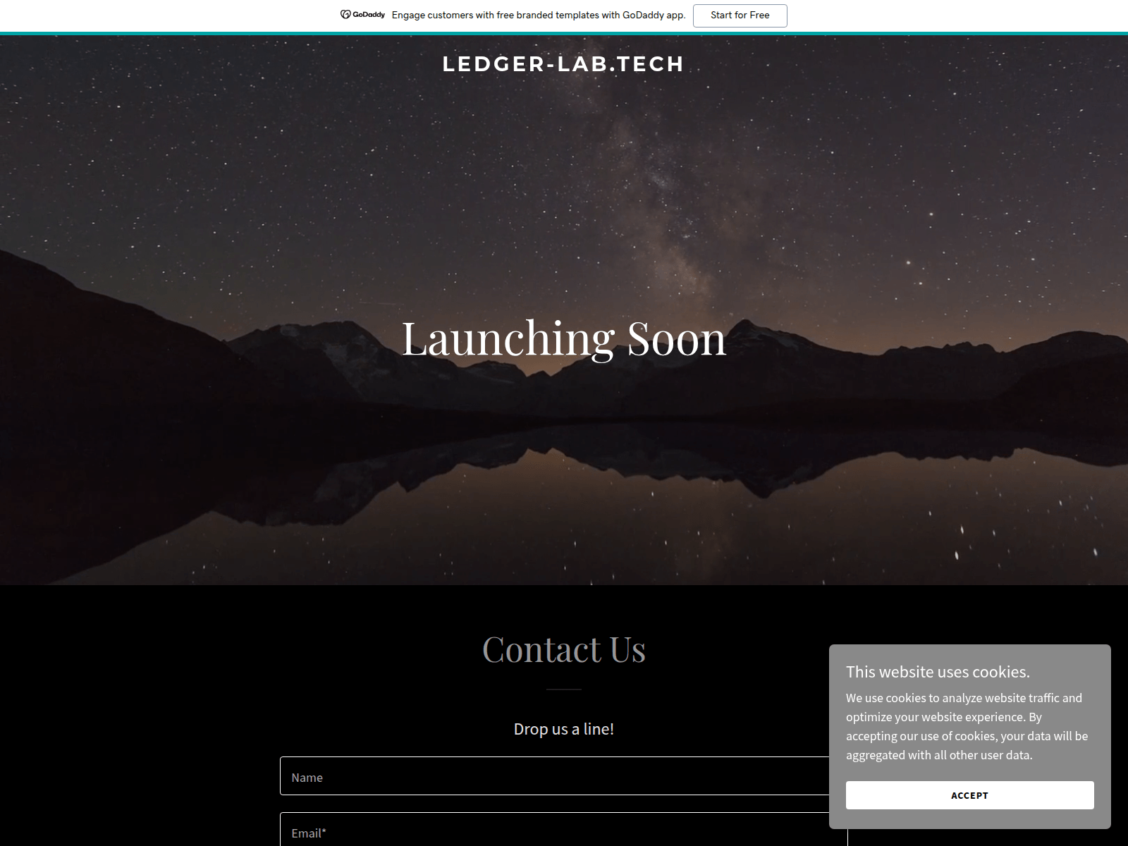 Screenshot of ledger-lab.tech
