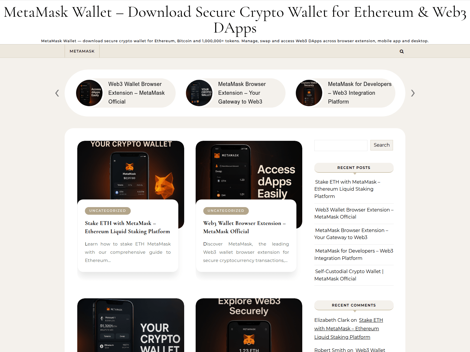 Screenshot of metemask.com.co