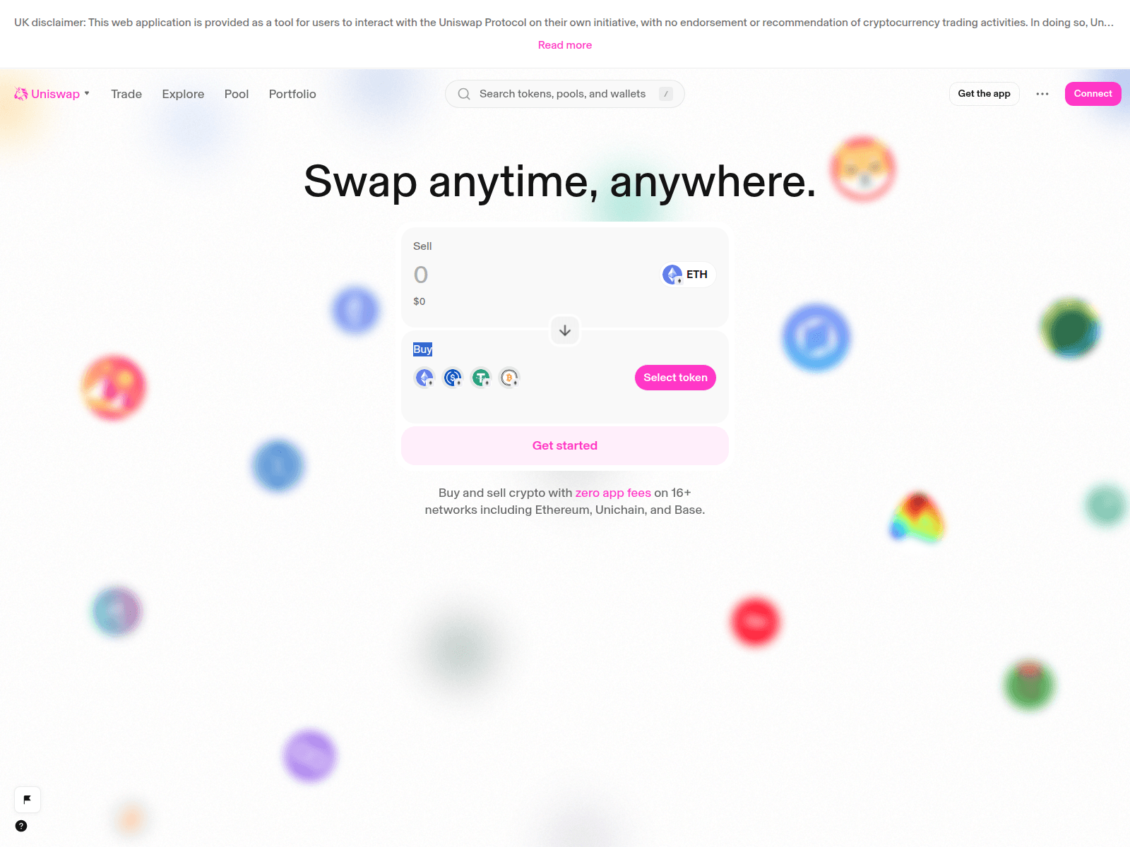 Screenshot of web-git-mp-fe-local-chained-actions-earn-uniswap.vercel.app