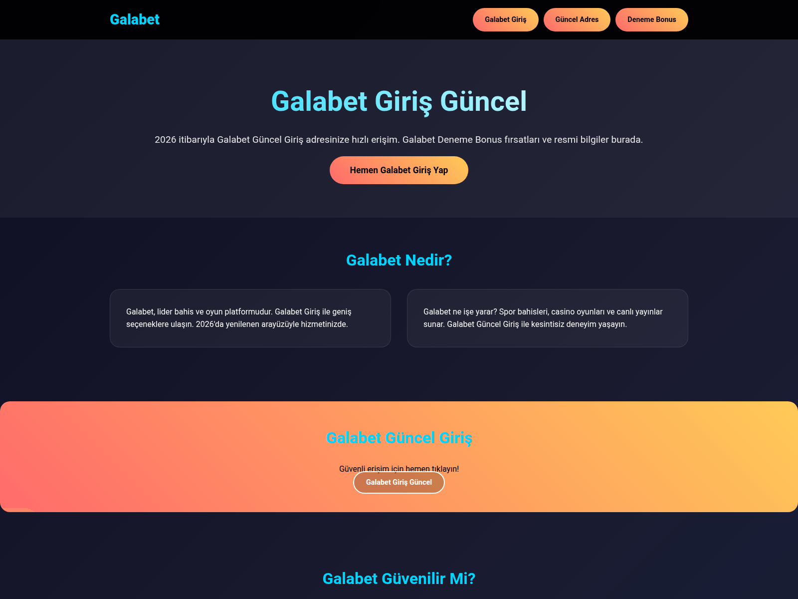 Screenshot of m.galabet-resmigirisadresim.vip
