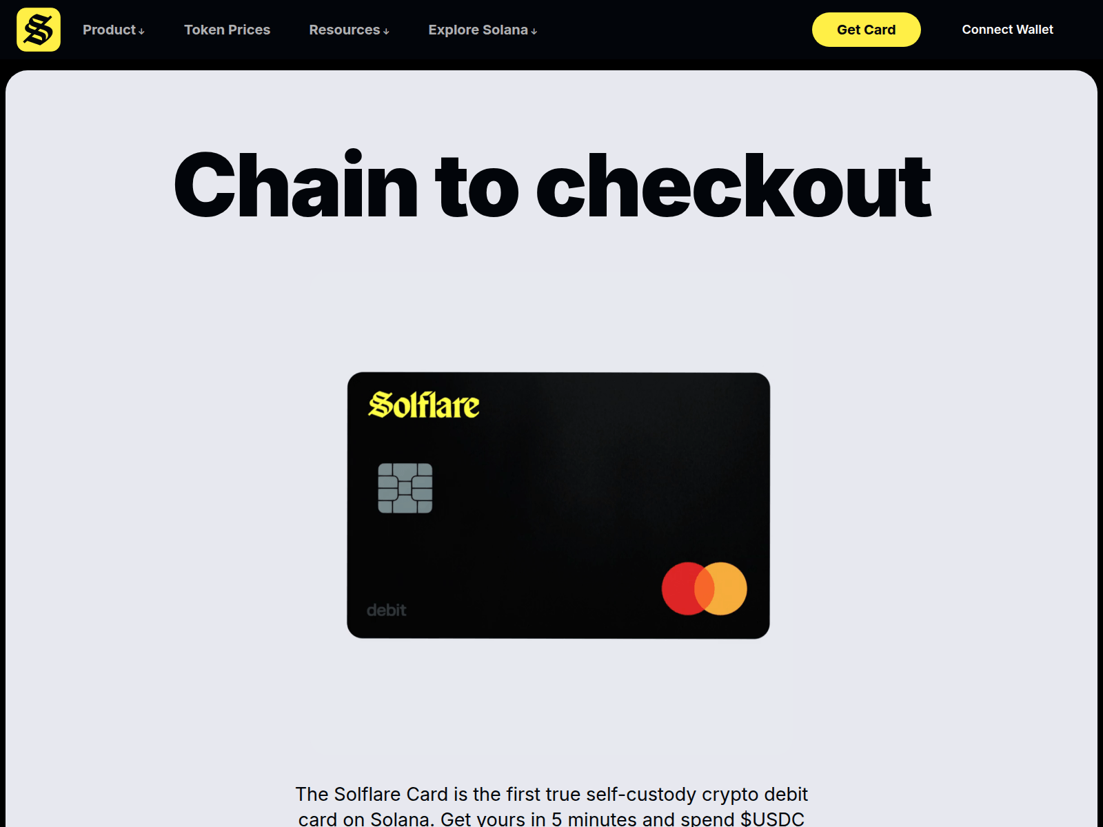 Screenshot of solflare.site