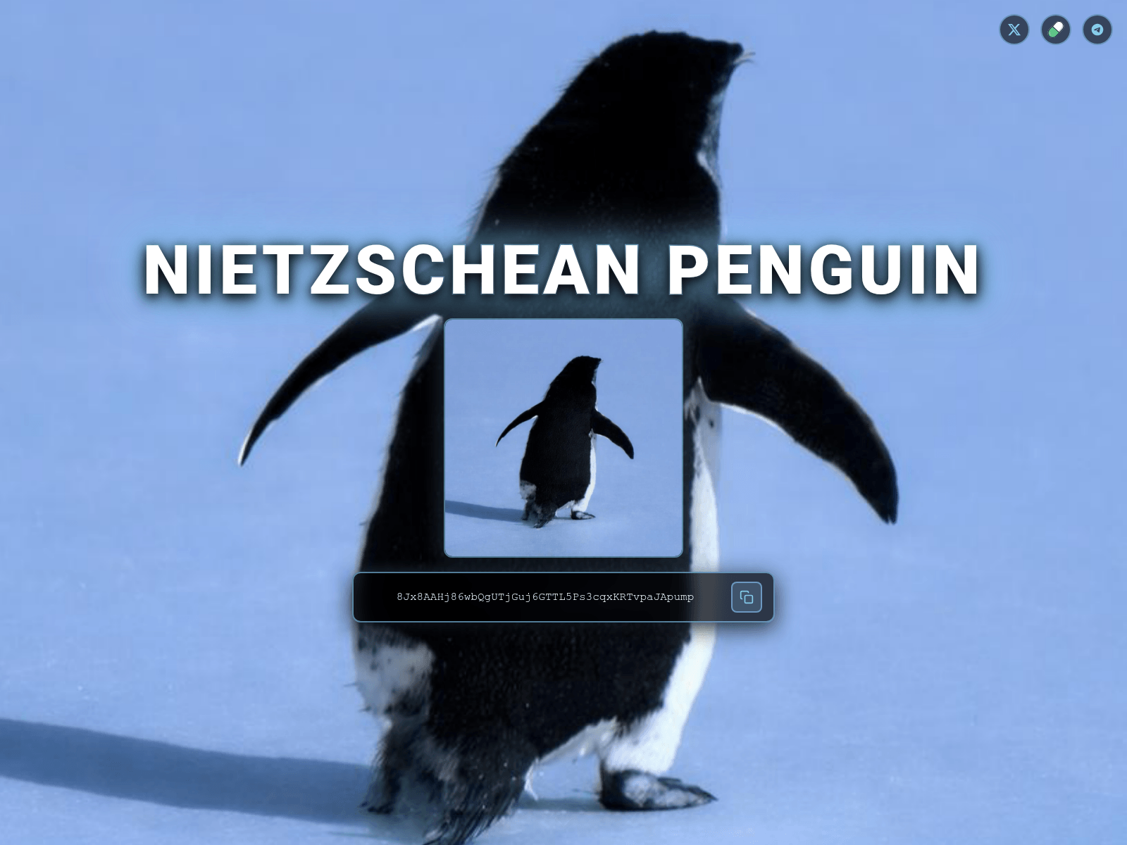 Screenshot of penguinonsol.com