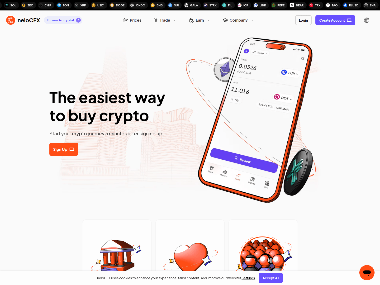 Screenshot of nelocex.com