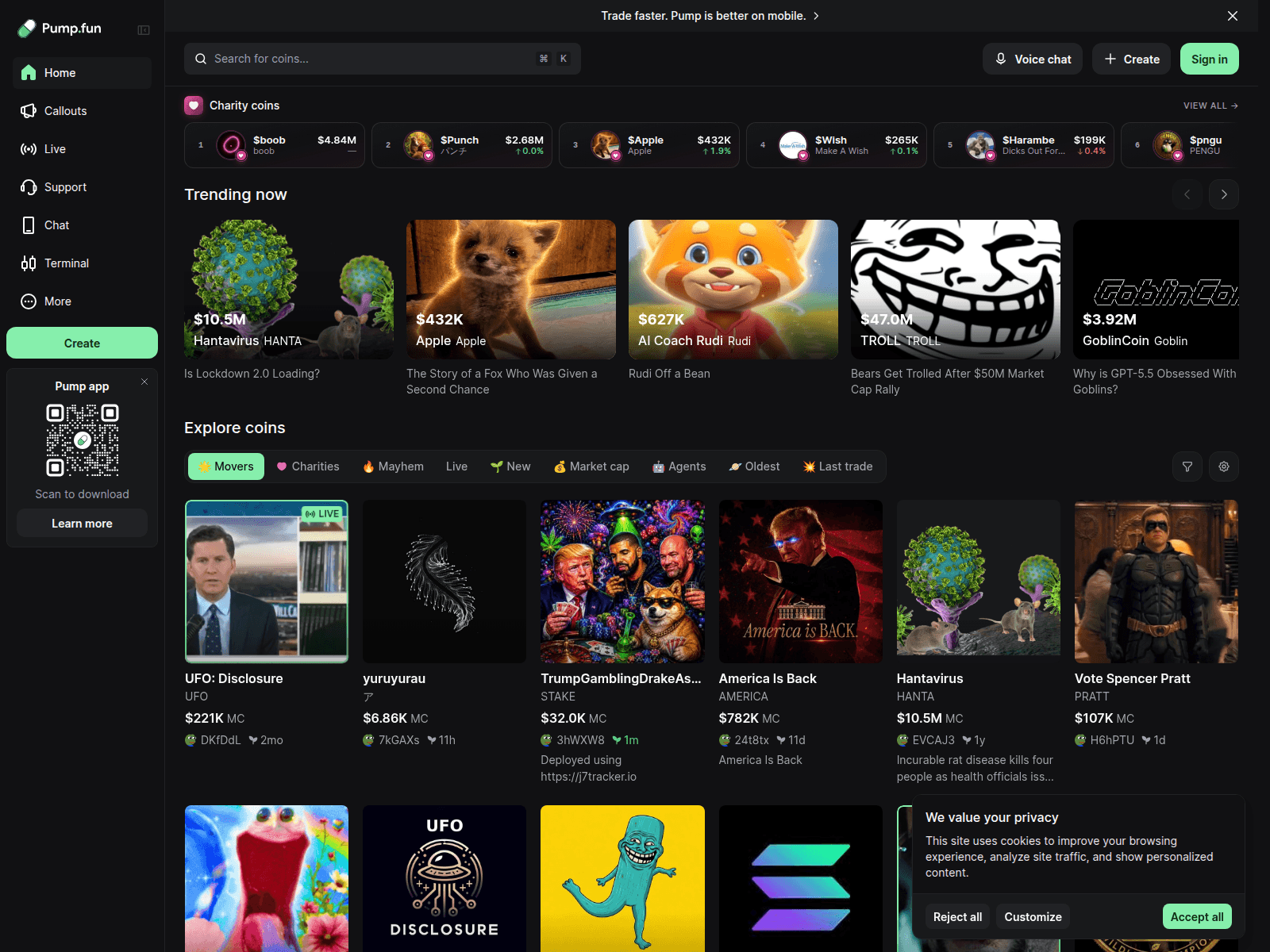 Screenshot of purnp-fun.com