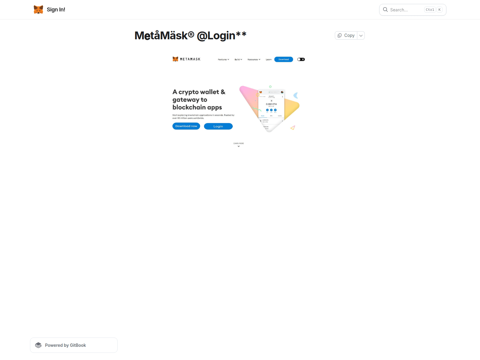 Screenshot of mitamxsklogen.gitbook.io