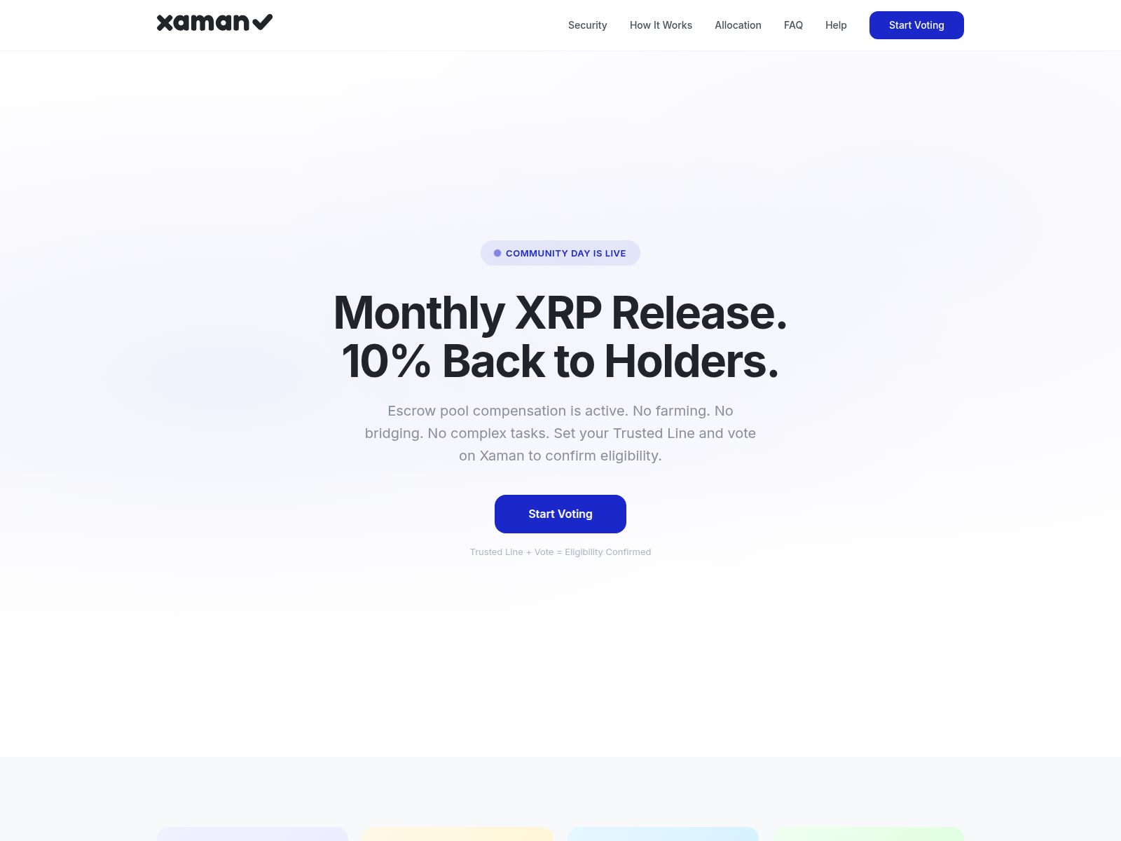 Screenshot of xaman-wallet.com