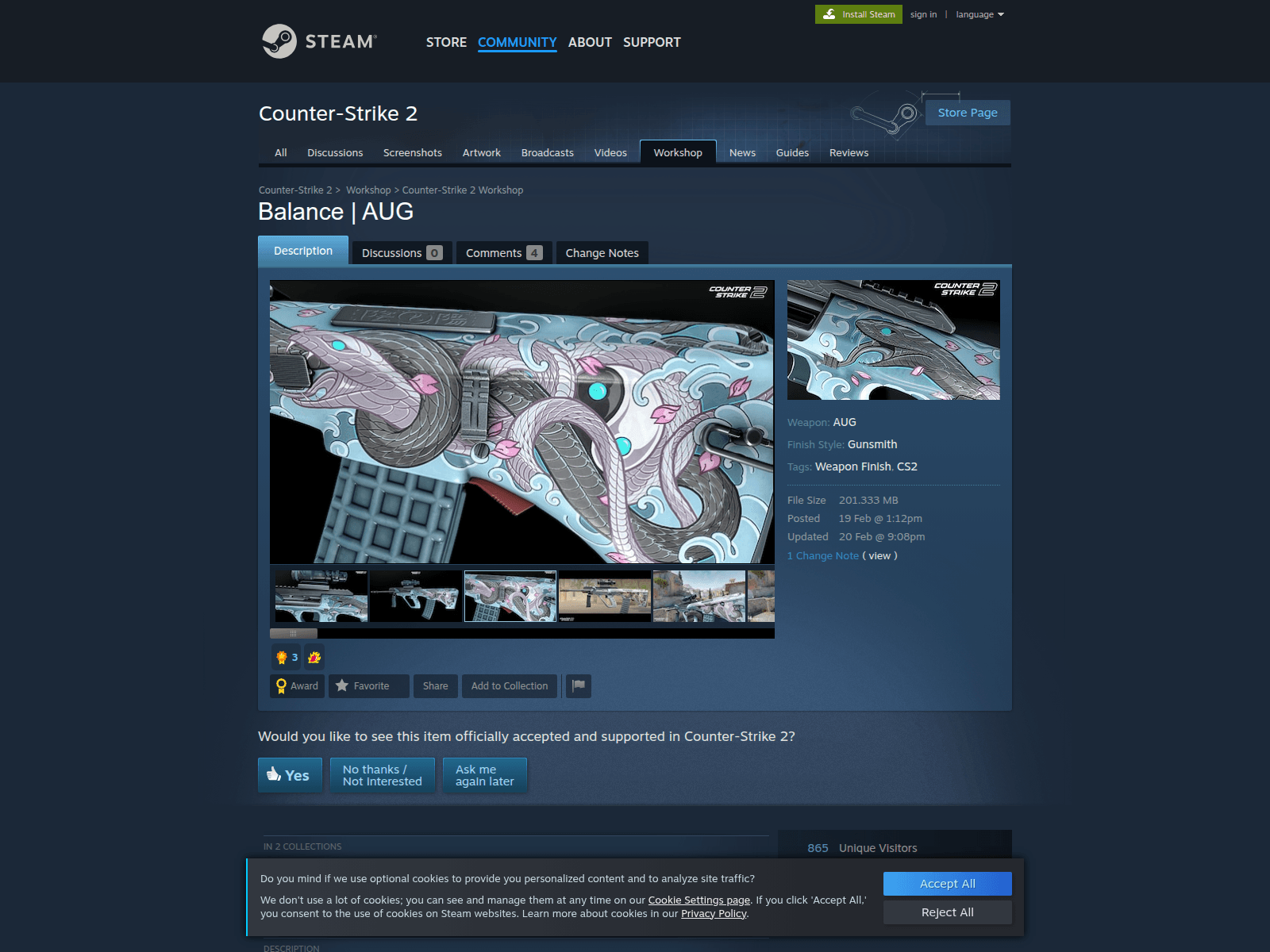 Screenshot of store.workshopscommunityvoting.com