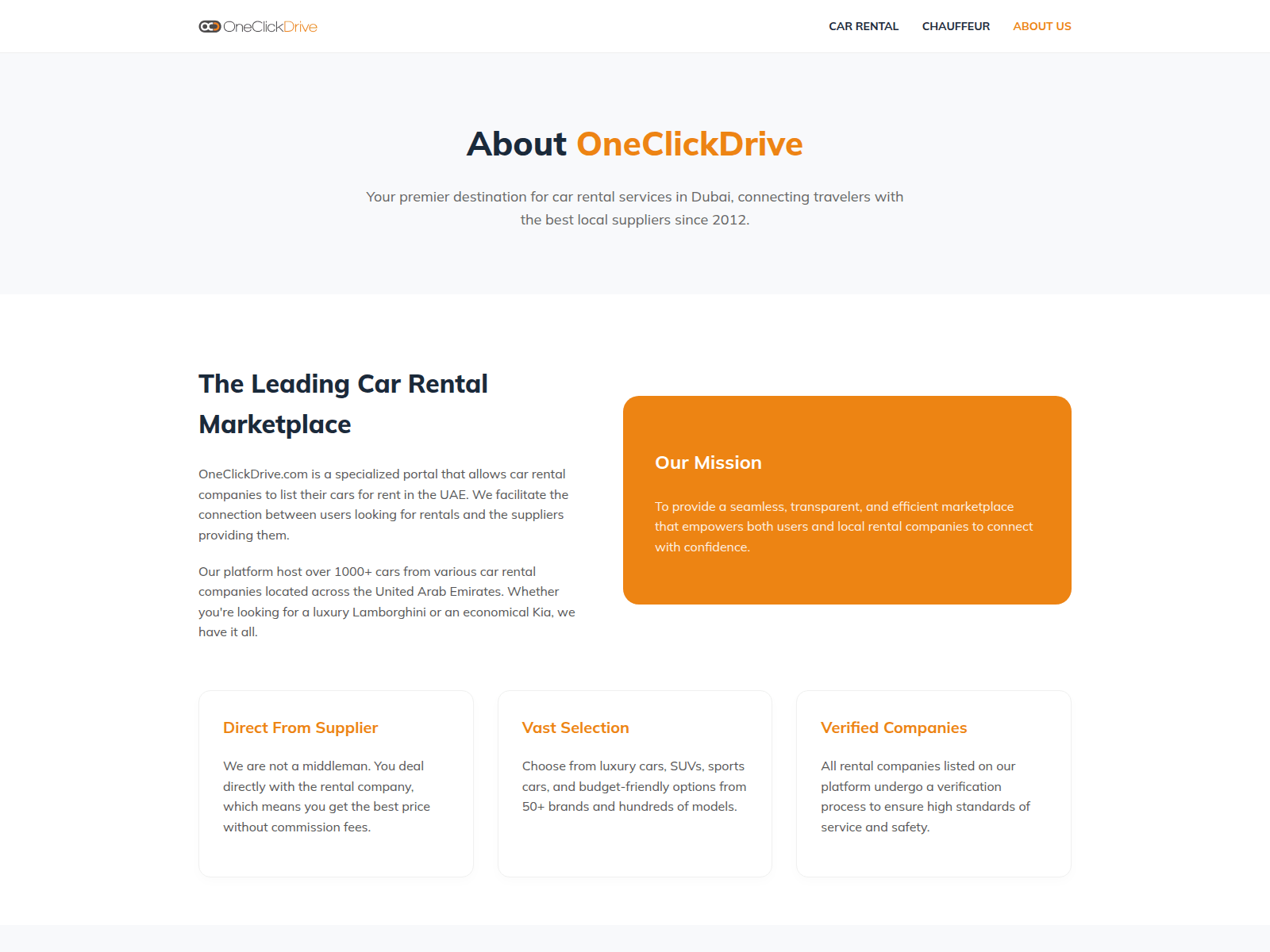 Screenshot of oneclckdrive.com