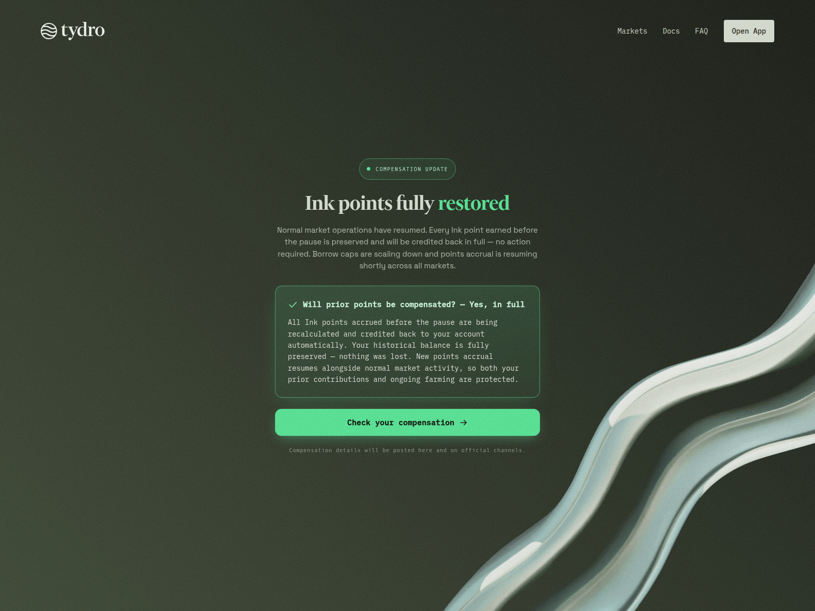 Screenshot of tydro.ltd