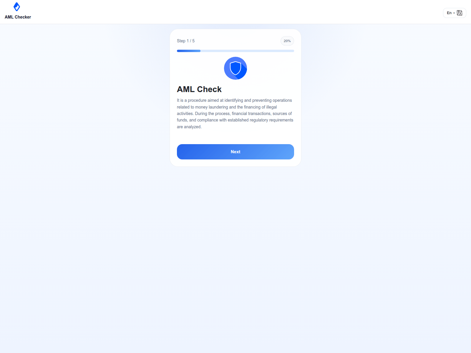 Screenshot of aml.verifylinkcenter.com
