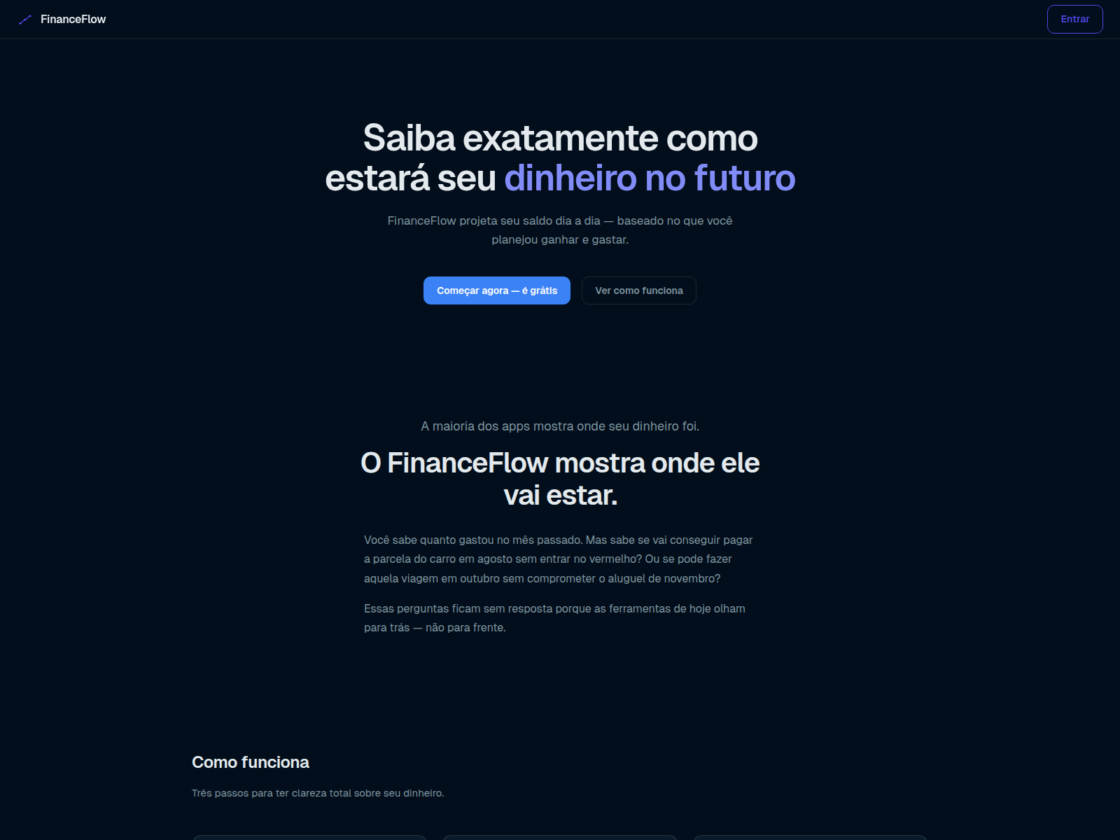 Screenshot of myfinanceflow.net