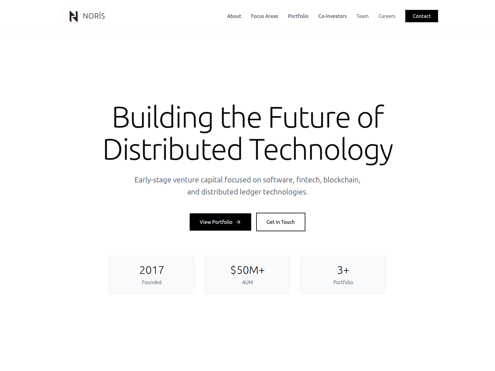 Screenshot of noris.capital