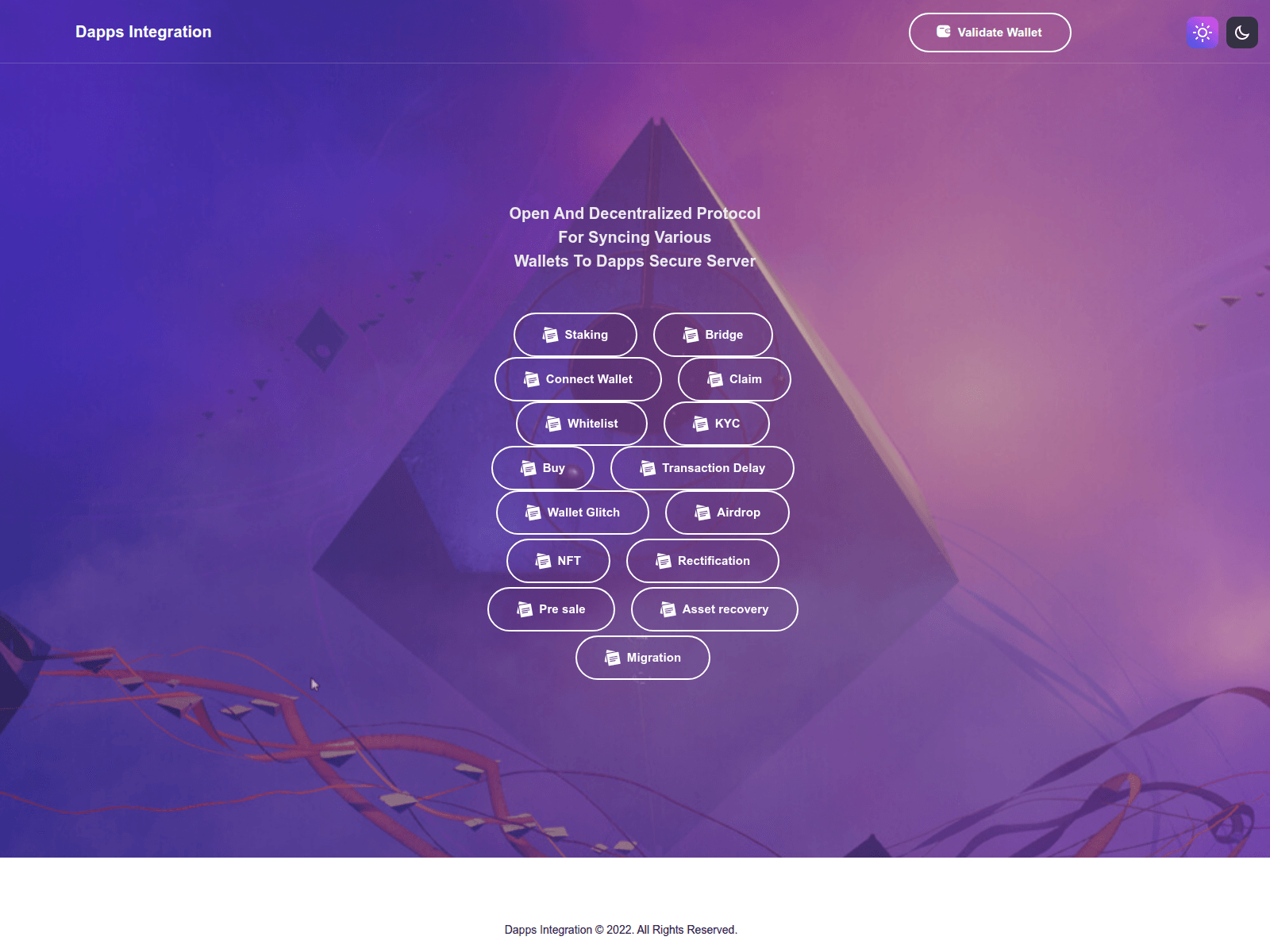 Screenshot of rectify-integrations.pages.dev