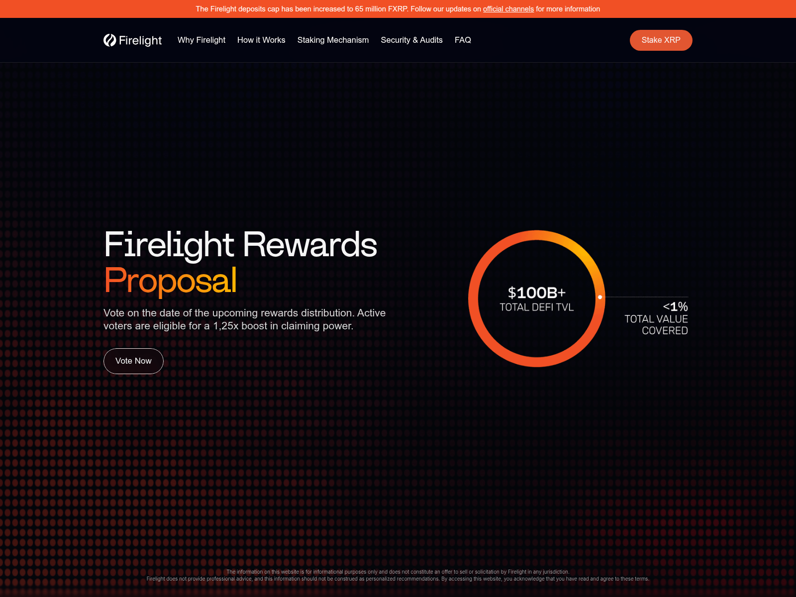 Screenshot of allocation-firelight.foundation