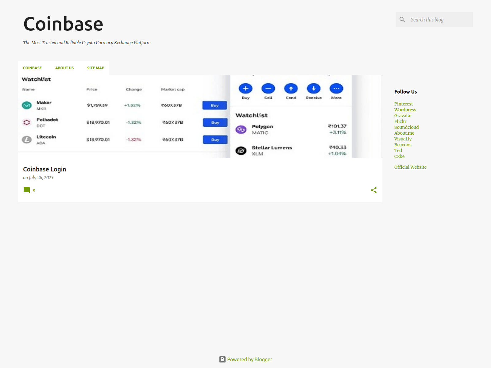 Screenshot of logincoinbasewallet.blogspot.co.at
