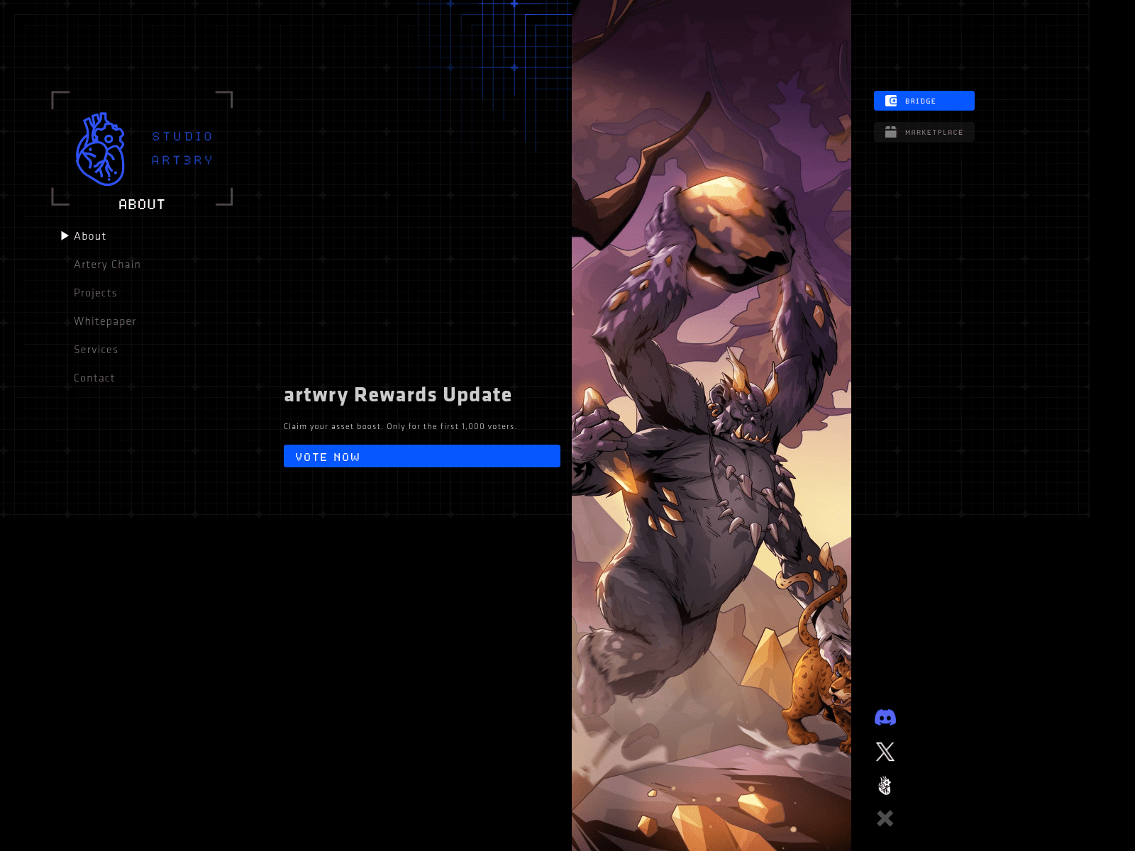 Screenshot of vote-studios-co.pages.dev