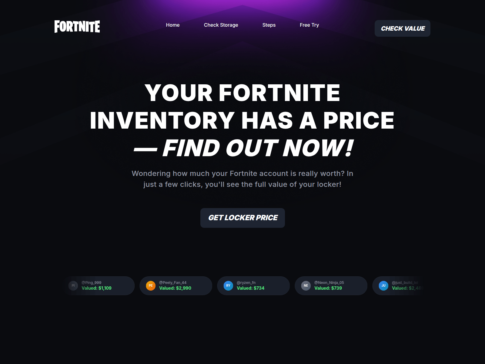 Screenshot of fortlocker.info
