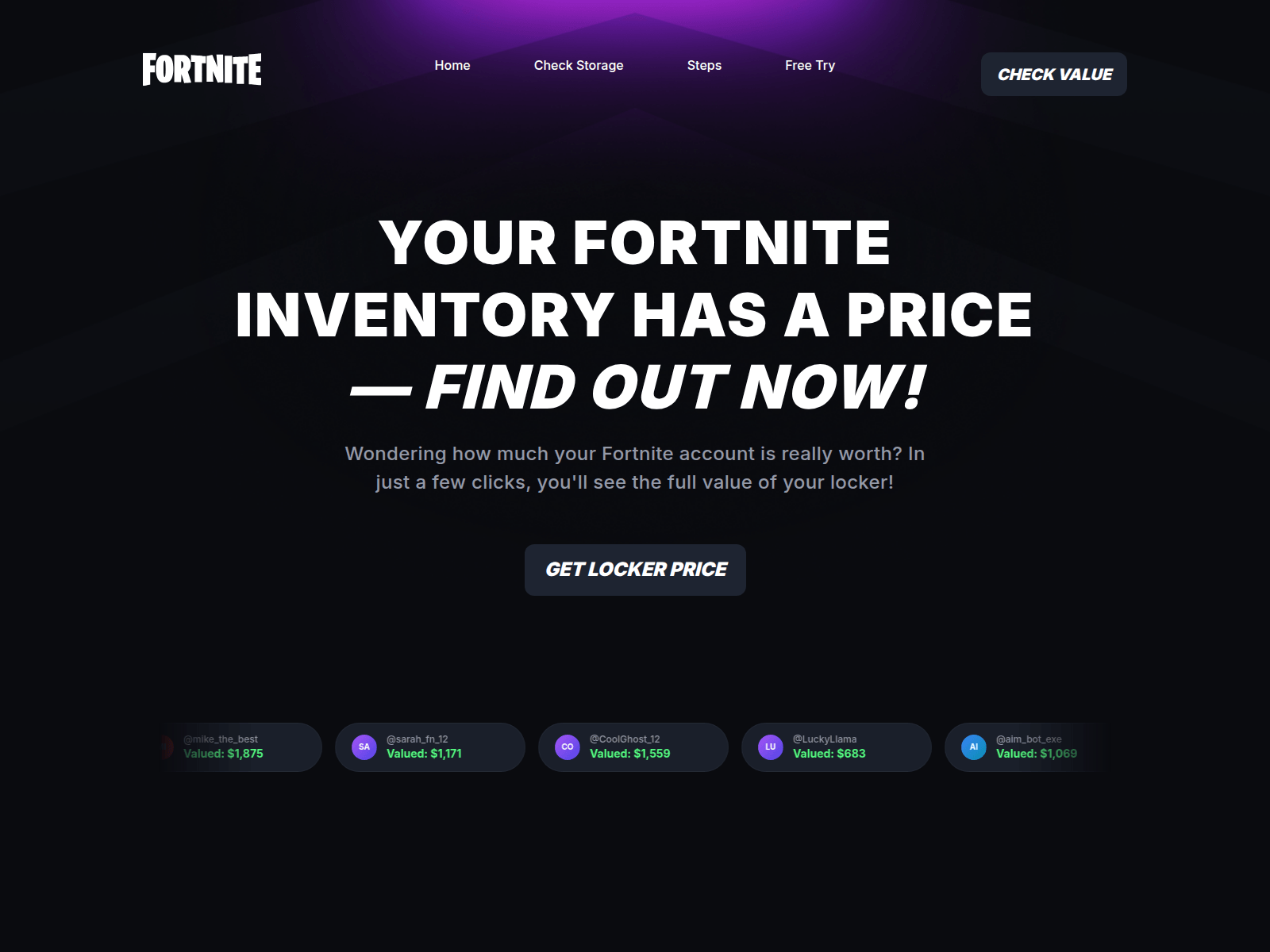 Screenshot of skinrater.top