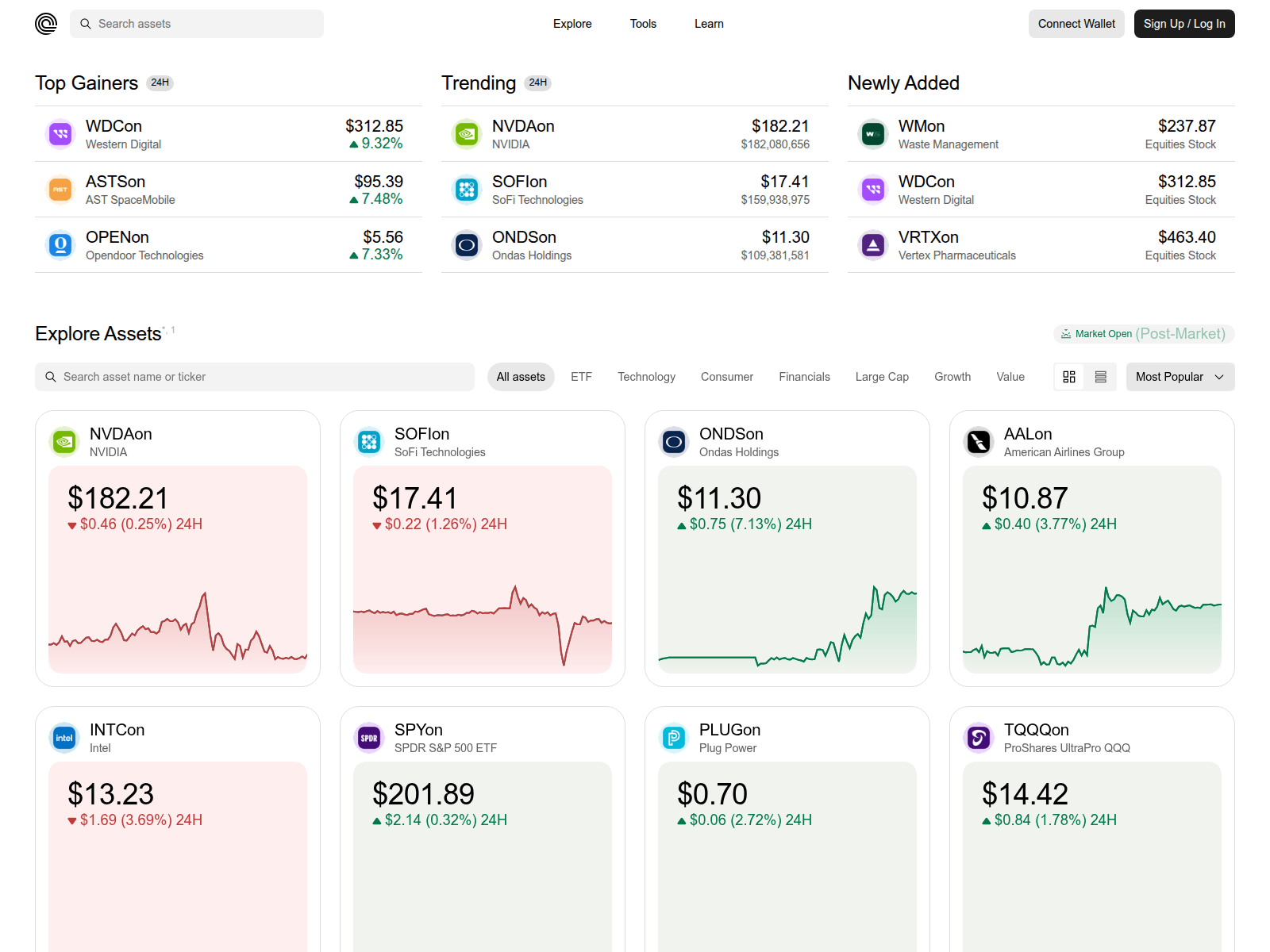 Screenshot of appondo.finance