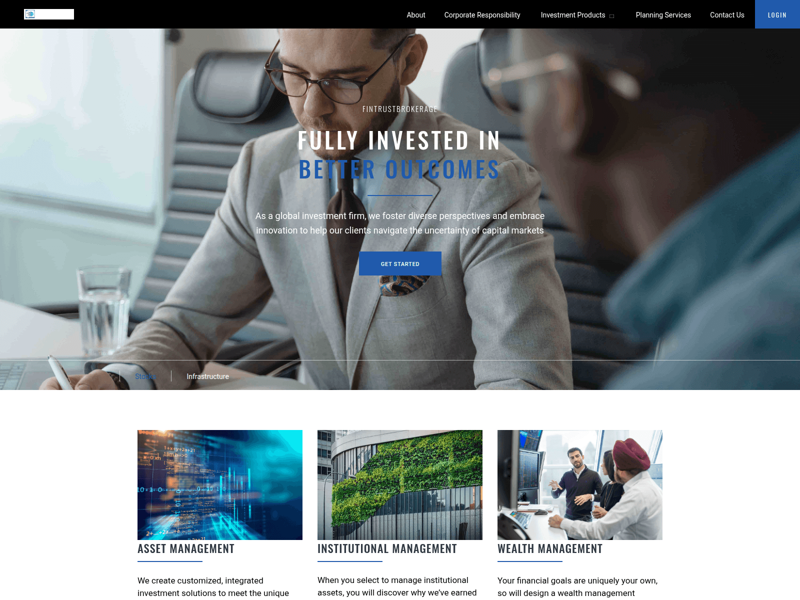 Screenshot of fintrustbrokerage.online