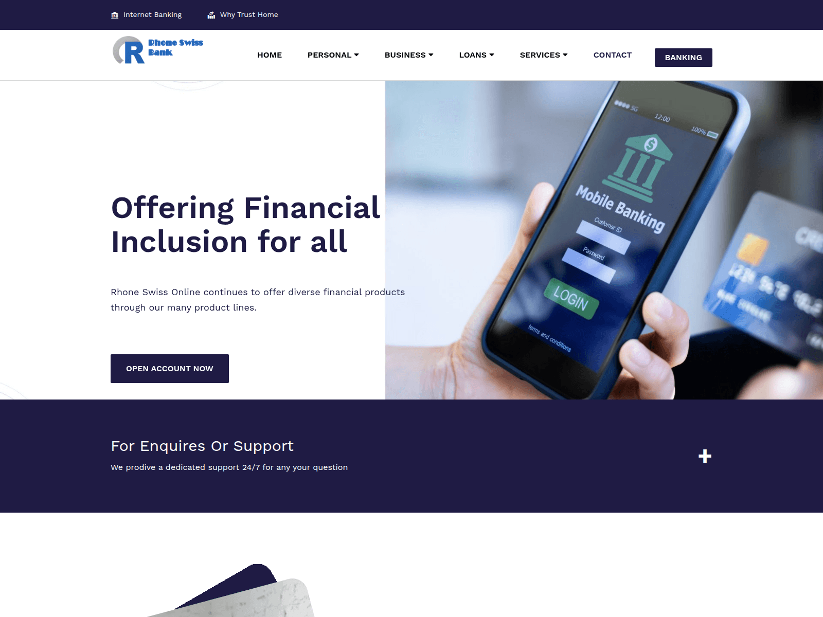 Screenshot of rhoneswiss.online