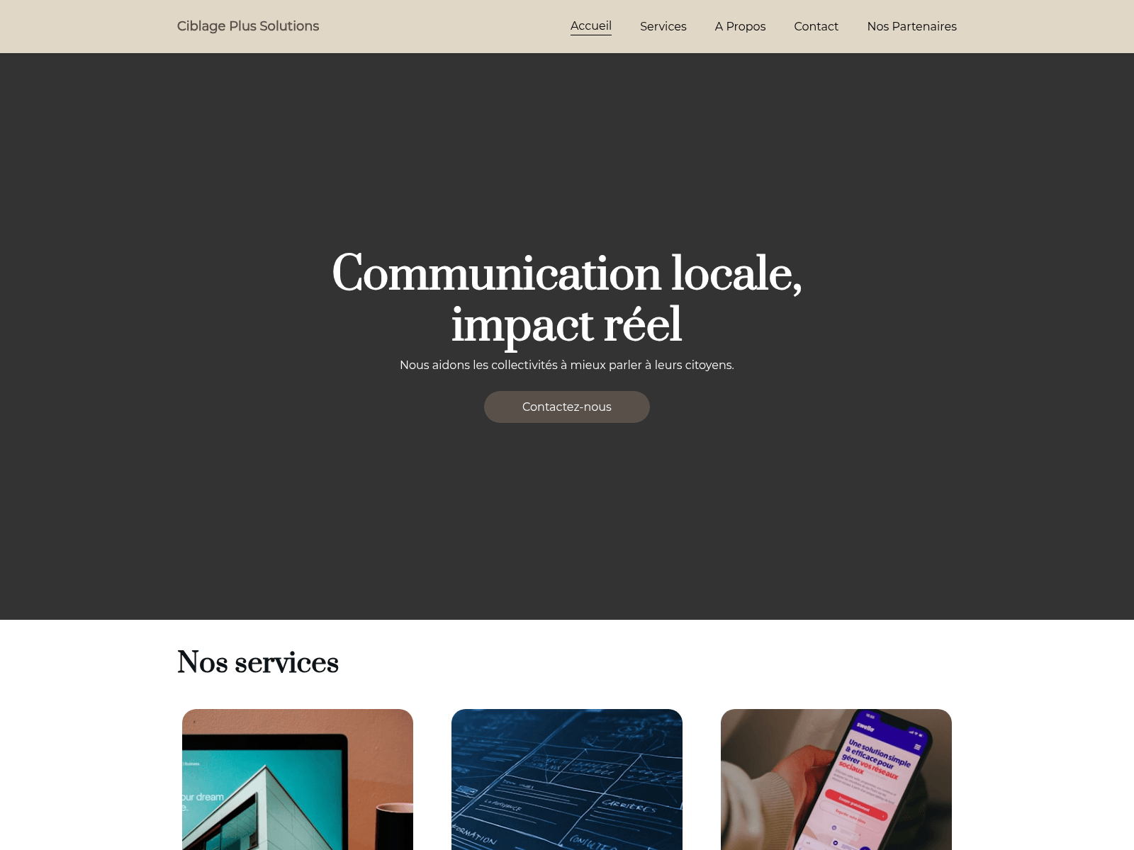 Screenshot of ciblageplus.space