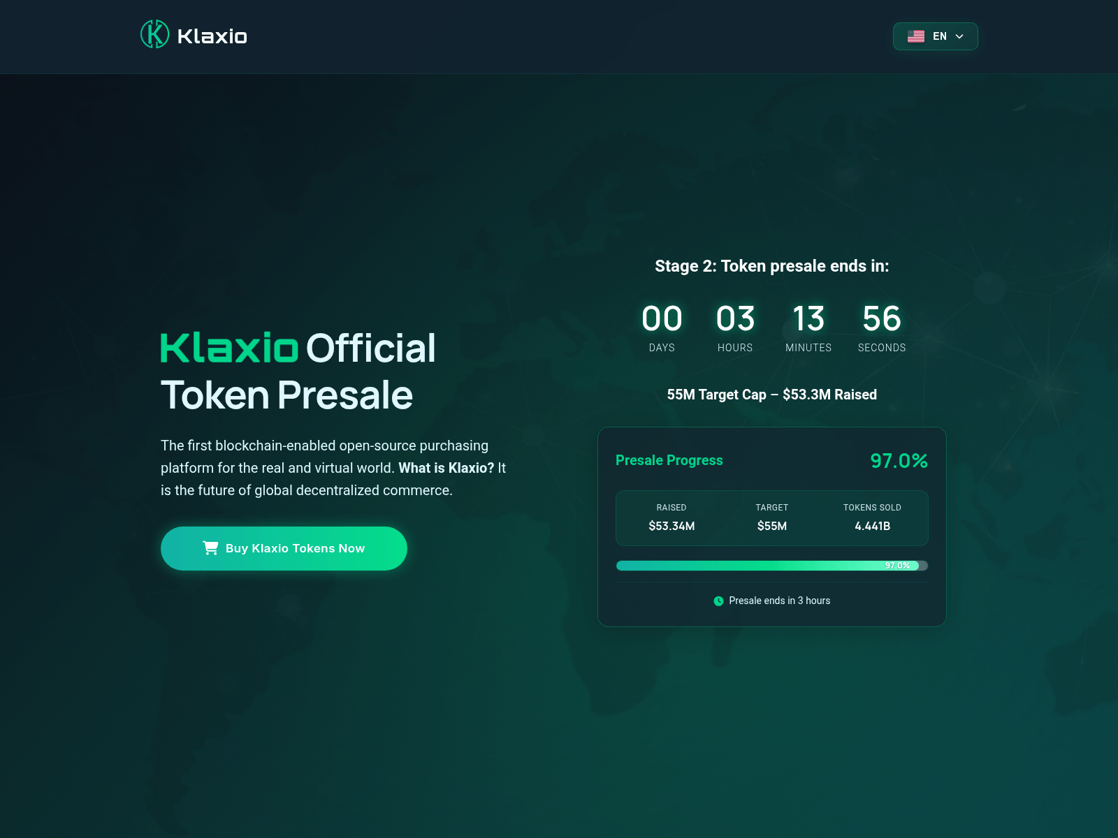 Screenshot of klaxio.io