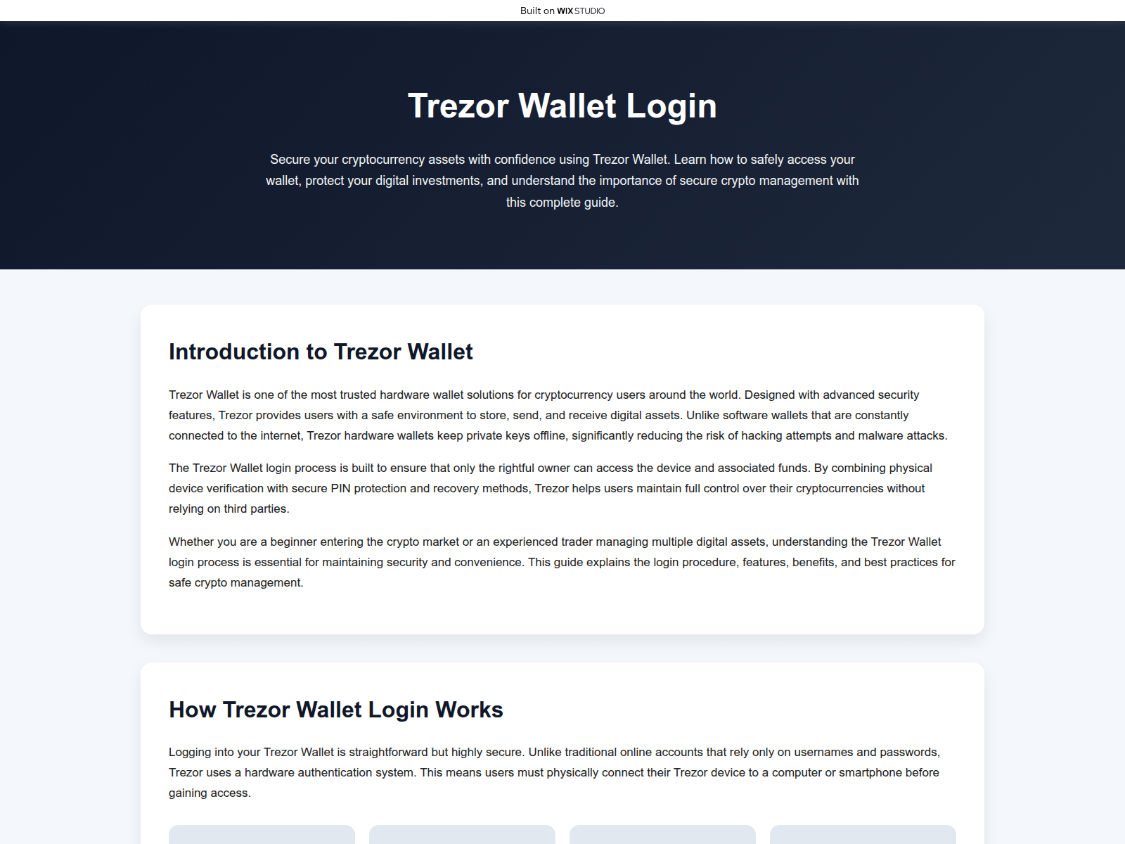 Screenshot of appsuites-trexrr.wixstudio.com