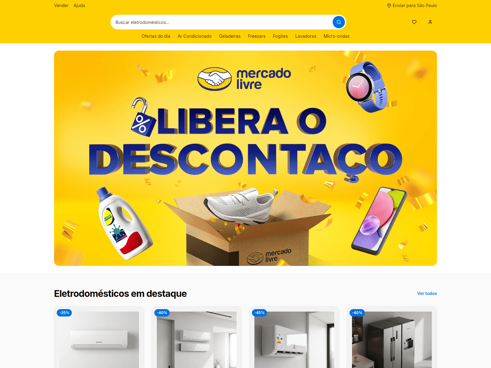 Screenshot of mercadolibre-promocao.vercel.app
