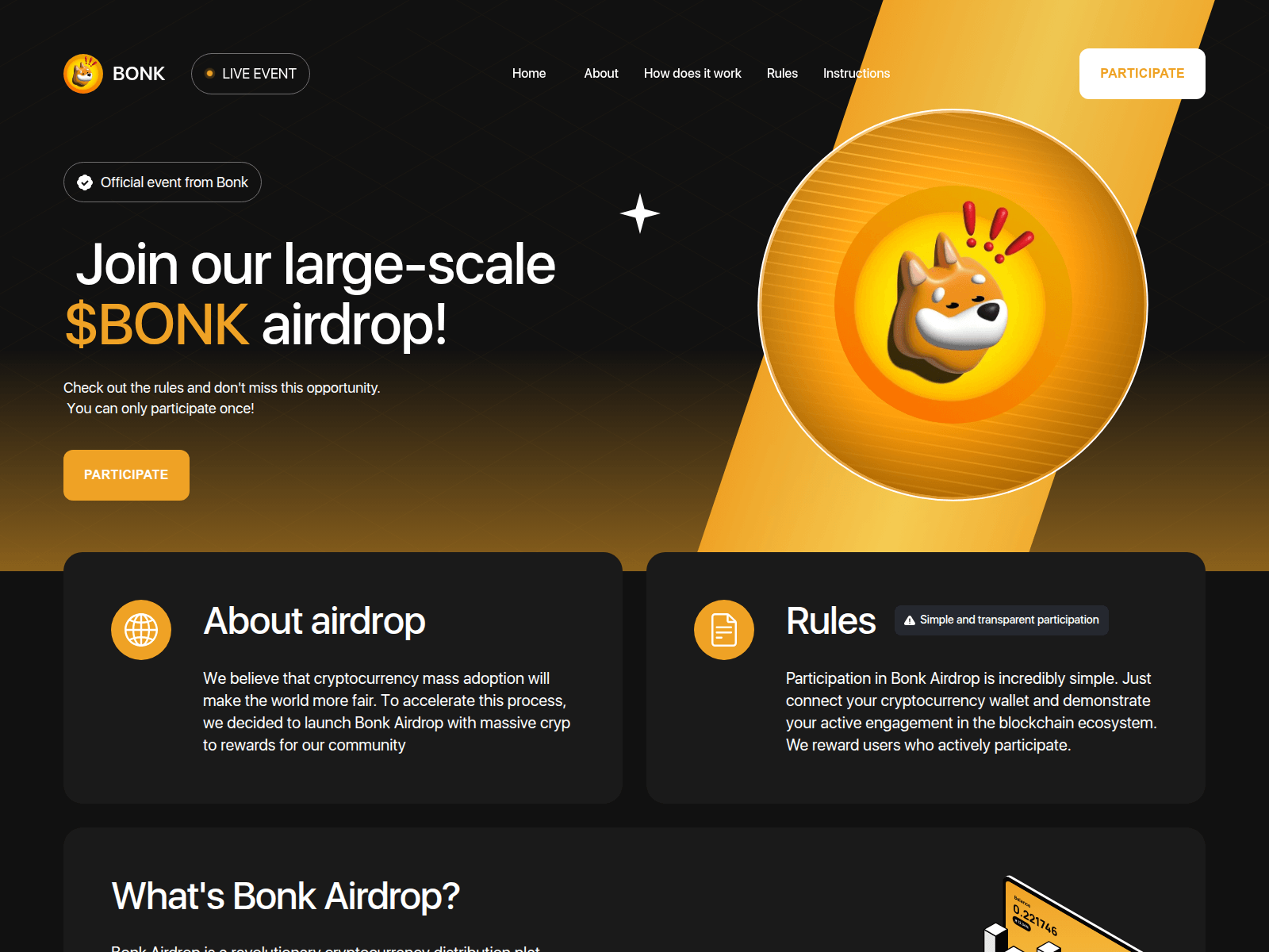 Screenshot of bonksol.lol