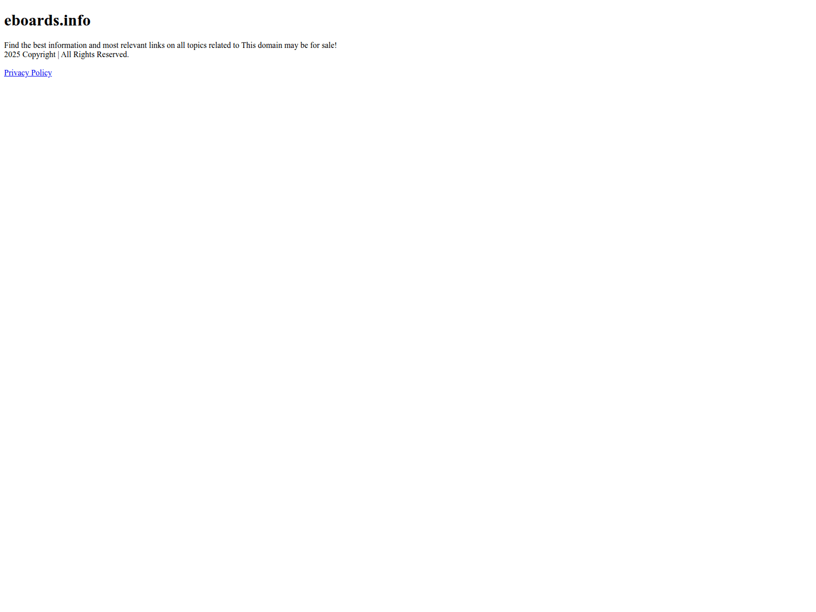 Screenshot of eboards.info