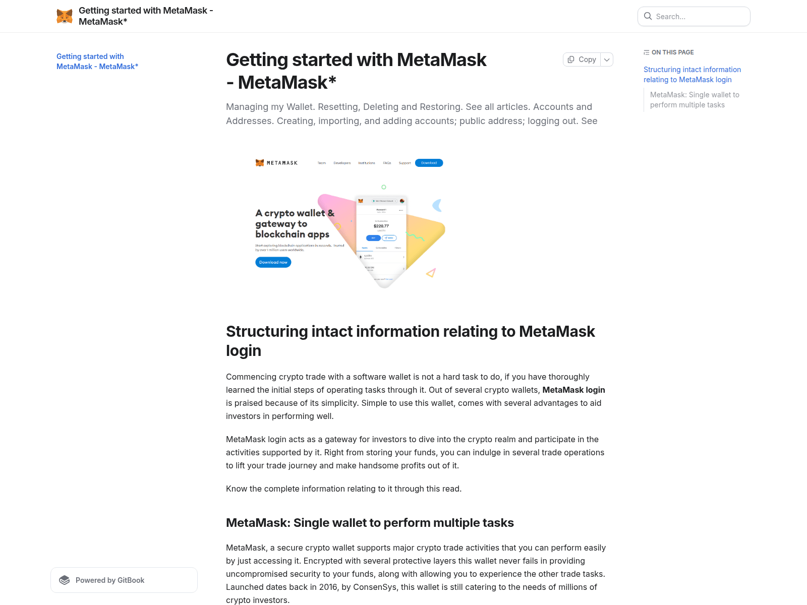 Screenshot of metamskgnlogn.gitbook.io