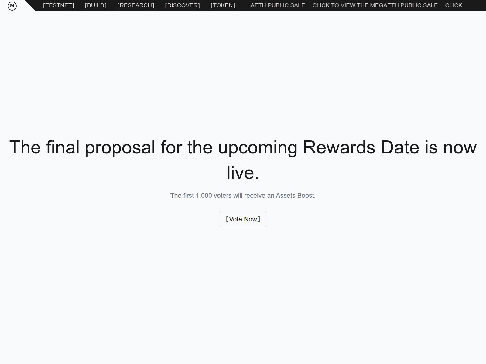 Screenshot of vote-megafi.com