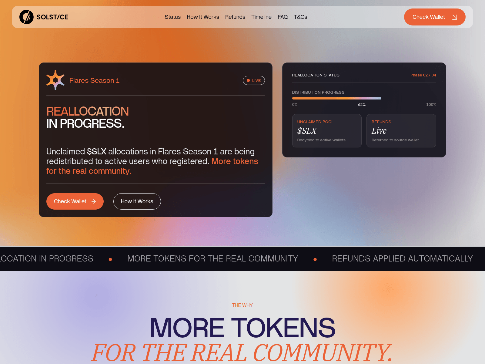 Screenshot of portal-solstice.finance