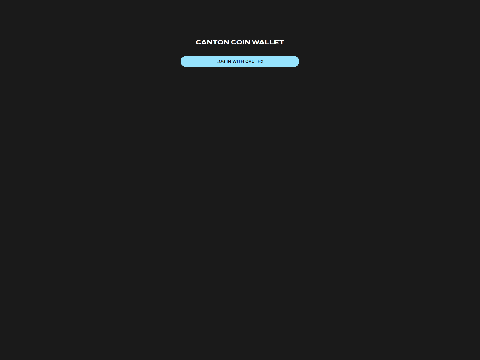Screenshot of bcw-canton-wallet-mainnet.nodeops.ninja