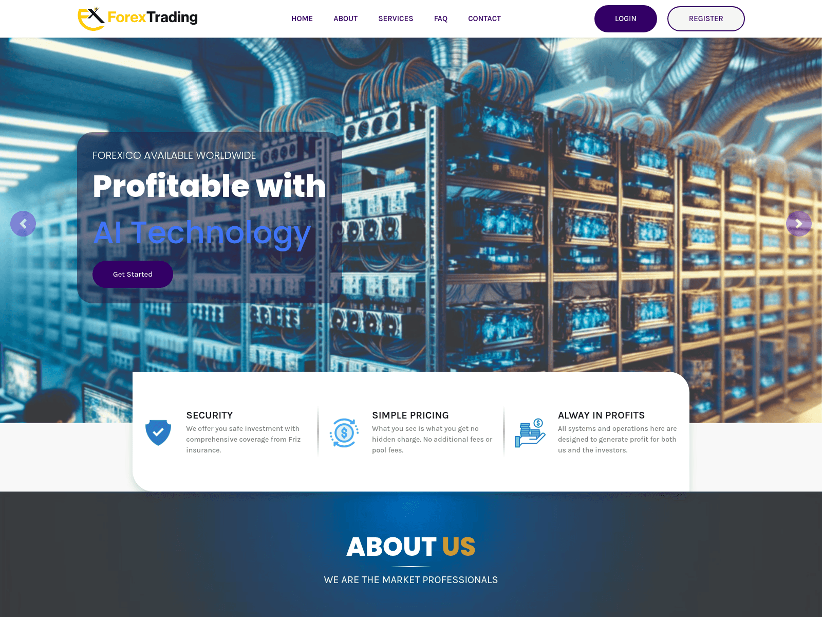 Screenshot of forexico.net