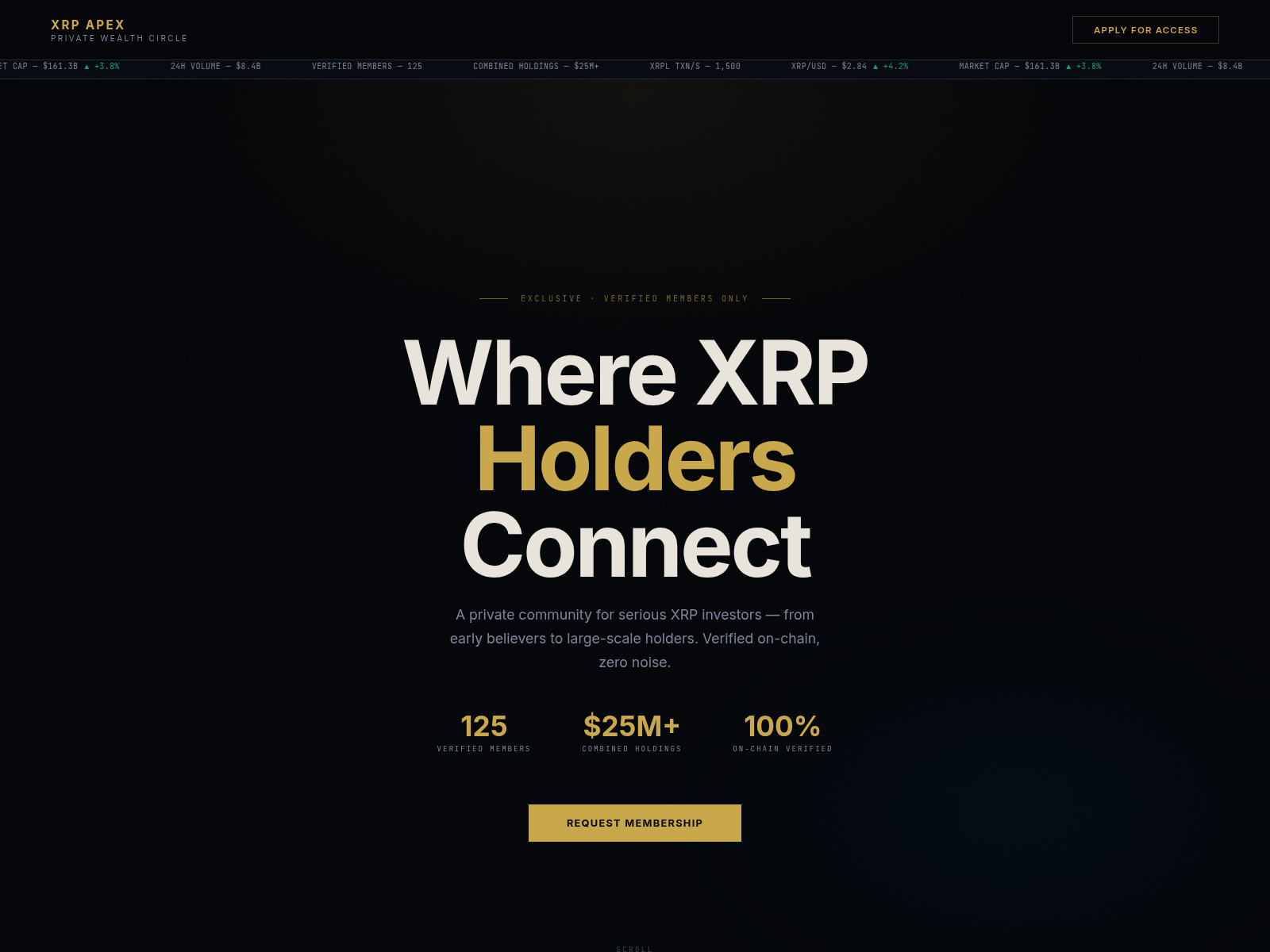 Screenshot of xrp-apex.com